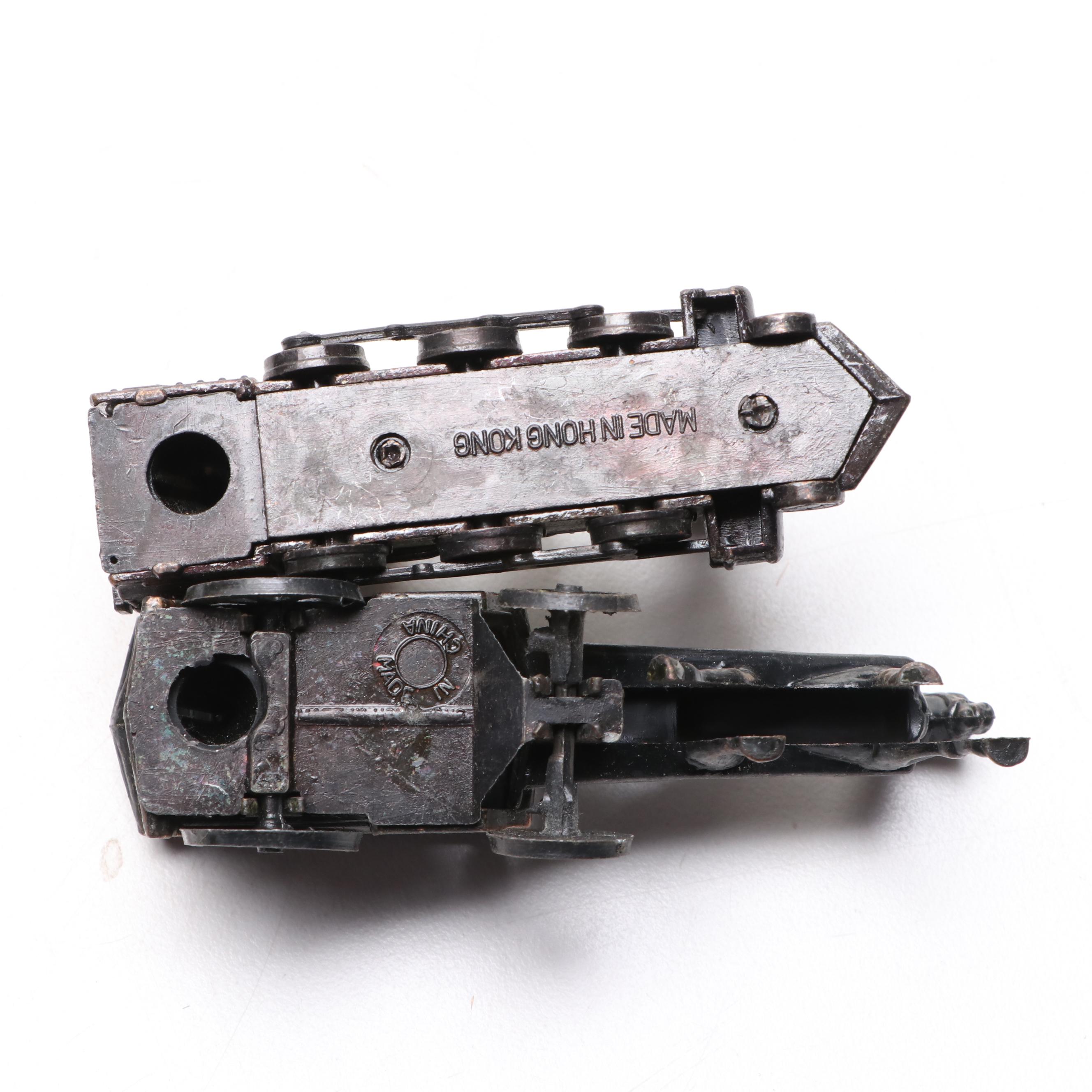 Miniature Trains on Railroad Spikes, Toy Guns, Grooming and Memorabilia