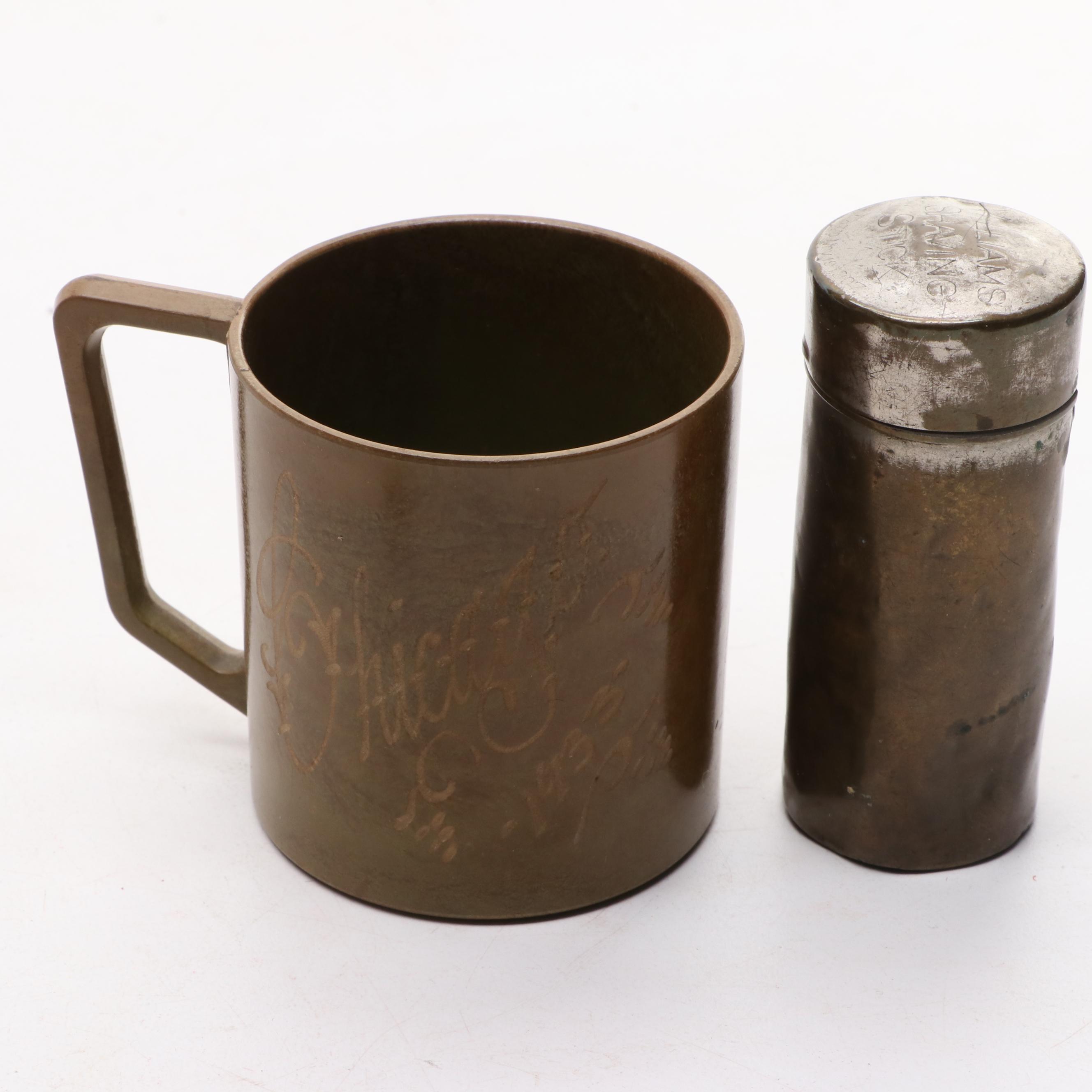 Miniature Trains on Railroad Spikes, Toy Guns, Grooming and Memorabilia