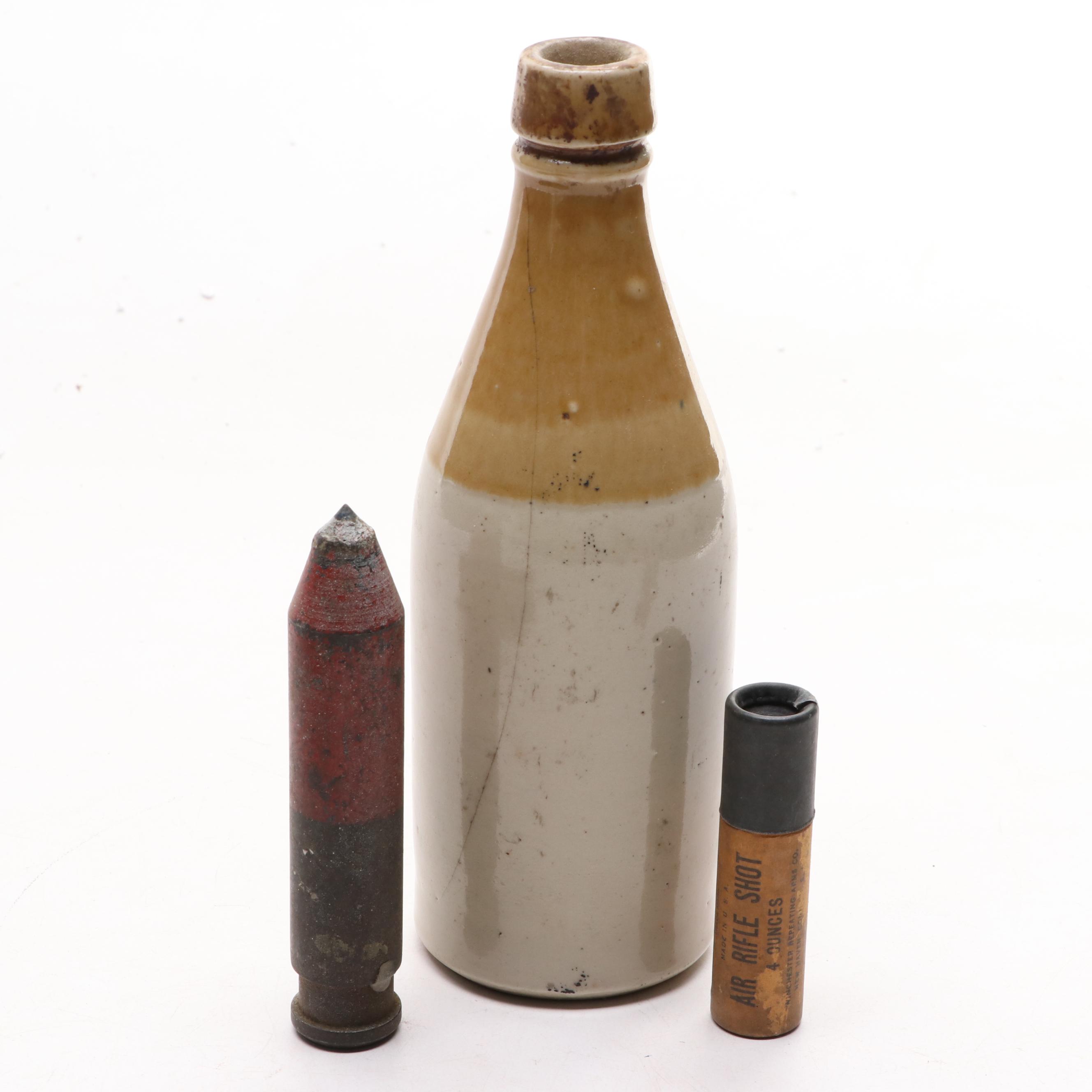 Miniature Trains on Railroad Spikes, Toy Guns, Grooming and Memorabilia