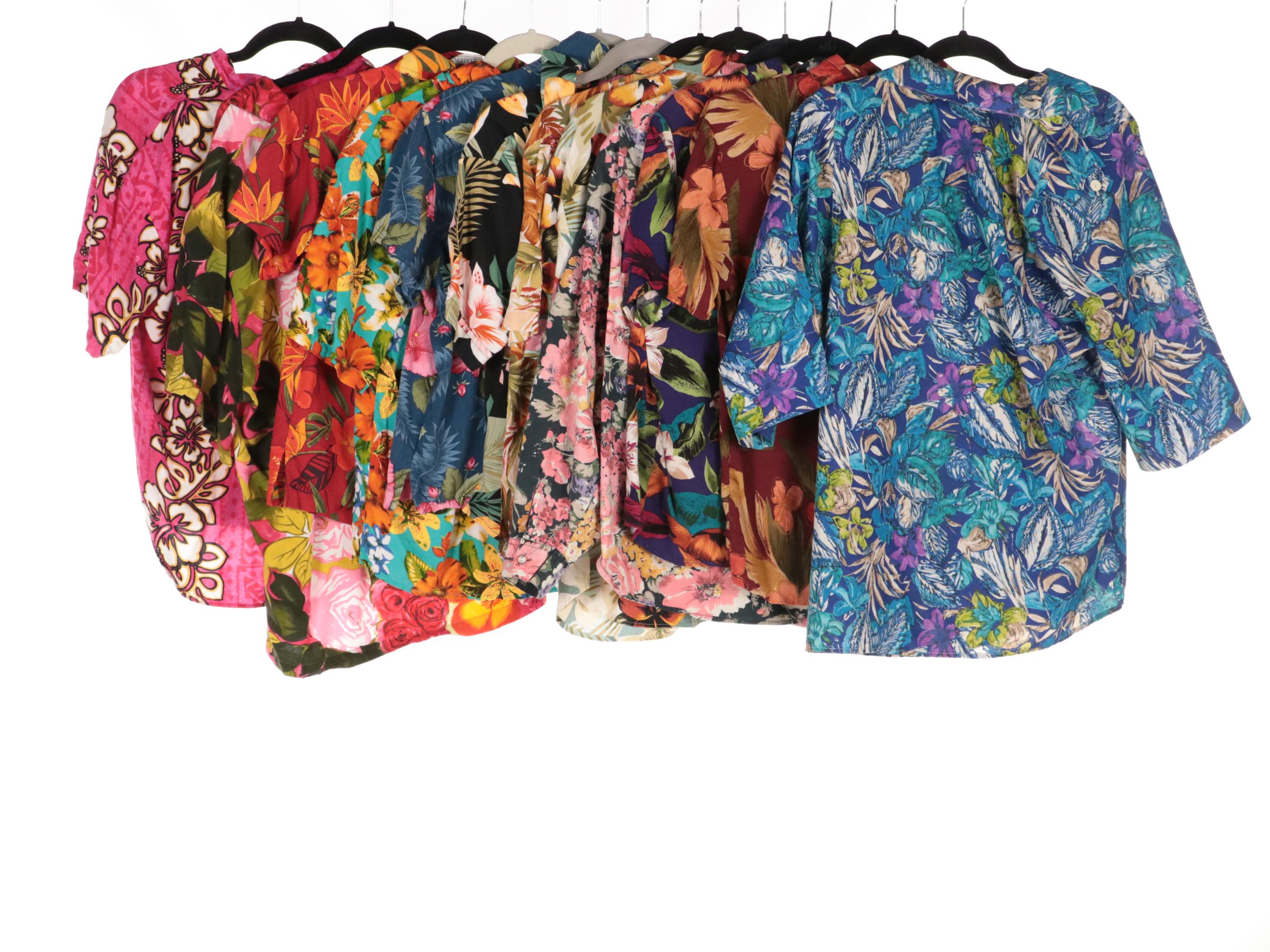 Women's Printed Button-Up Shirts