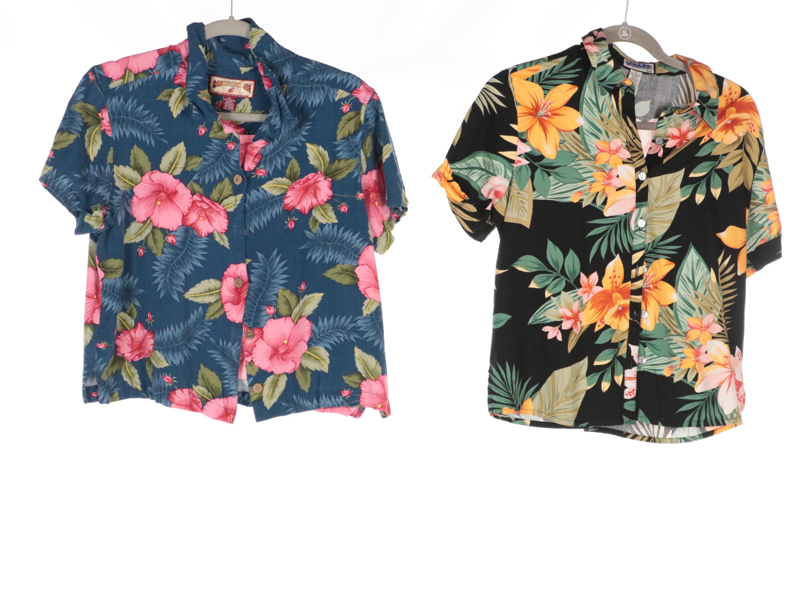 Women's Printed Button-Up Shirts