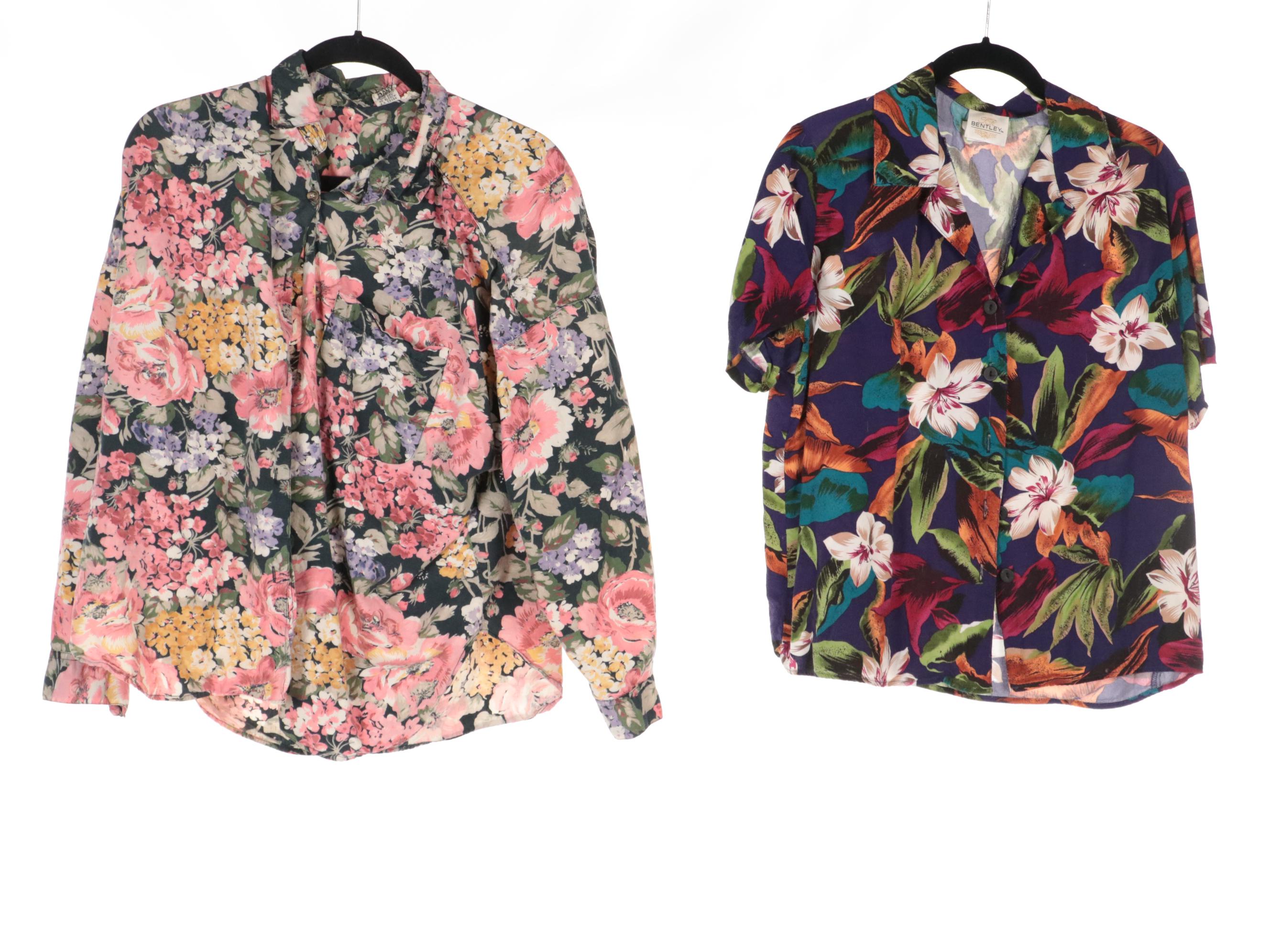 Women's Printed Button-Up Shirts