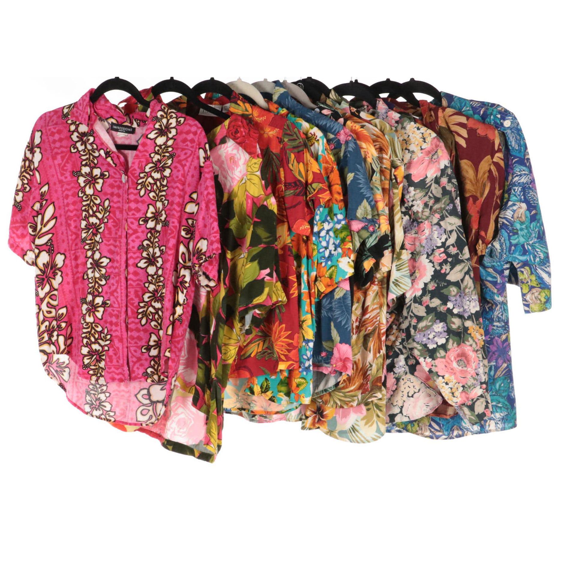Women's Printed Button-Up Shirts