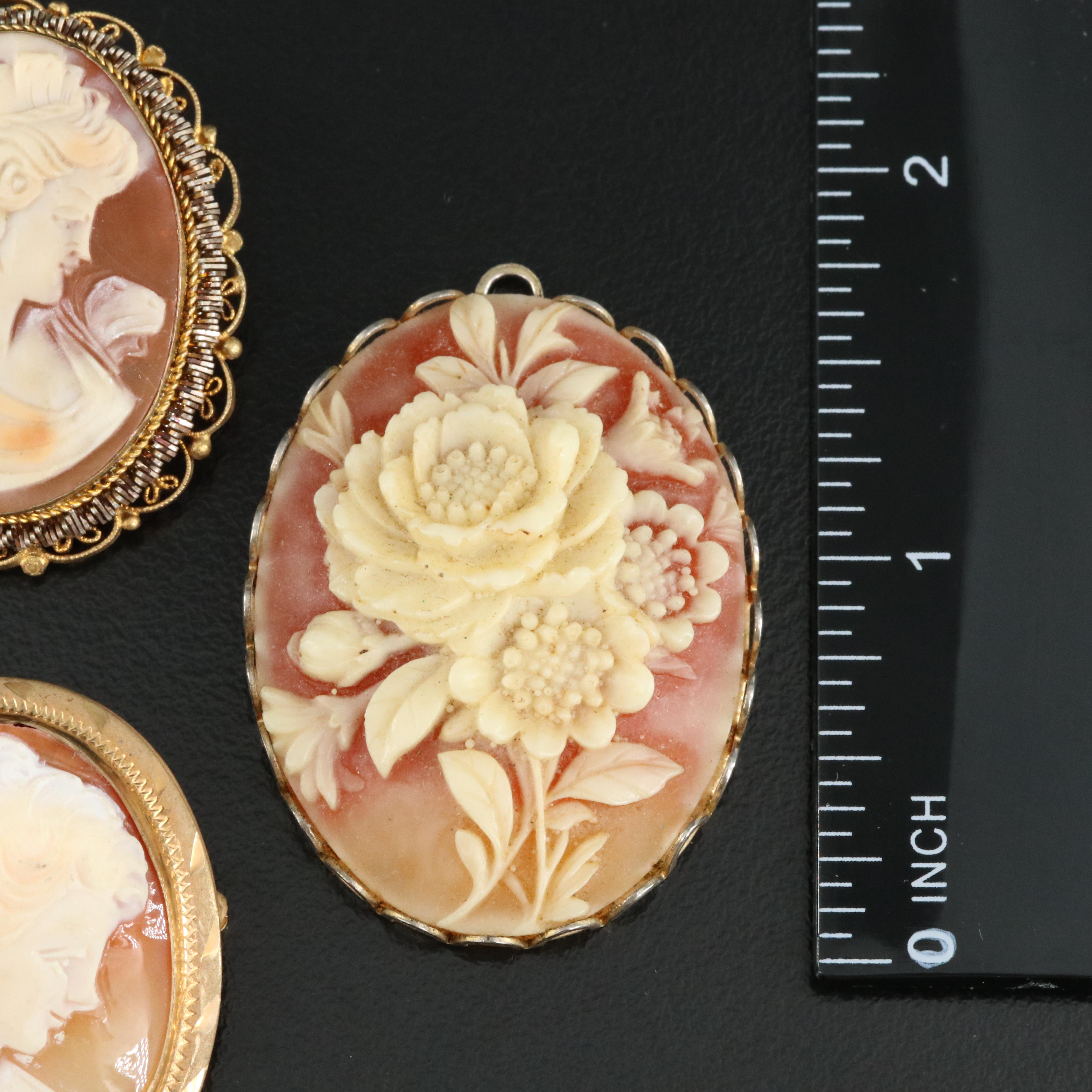 Cameo Jewelry Including Gold-Filled