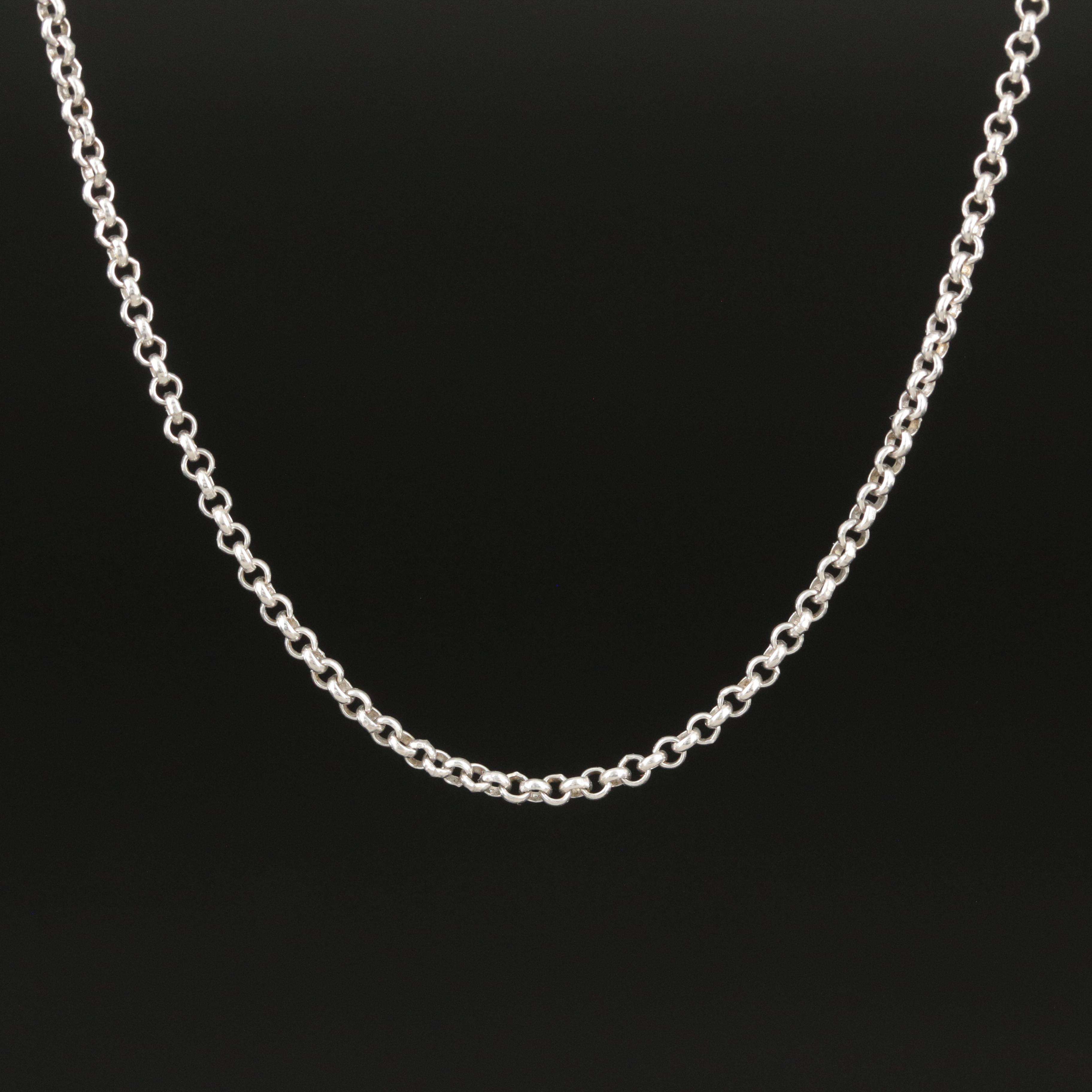 Sterling Rolo Chain Necklace