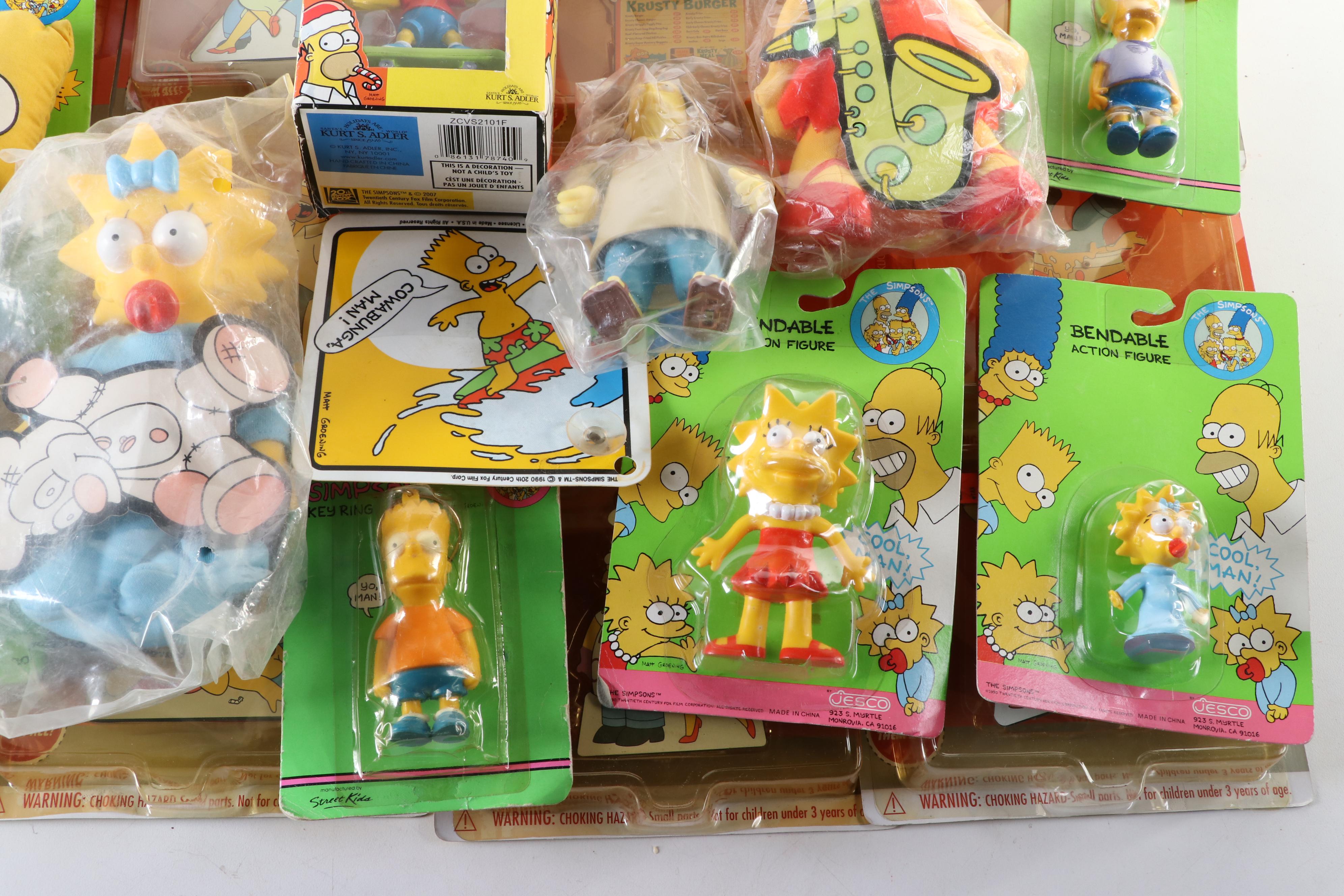 The Simpsons Toys, Novelty Buttons, Ornaments and More