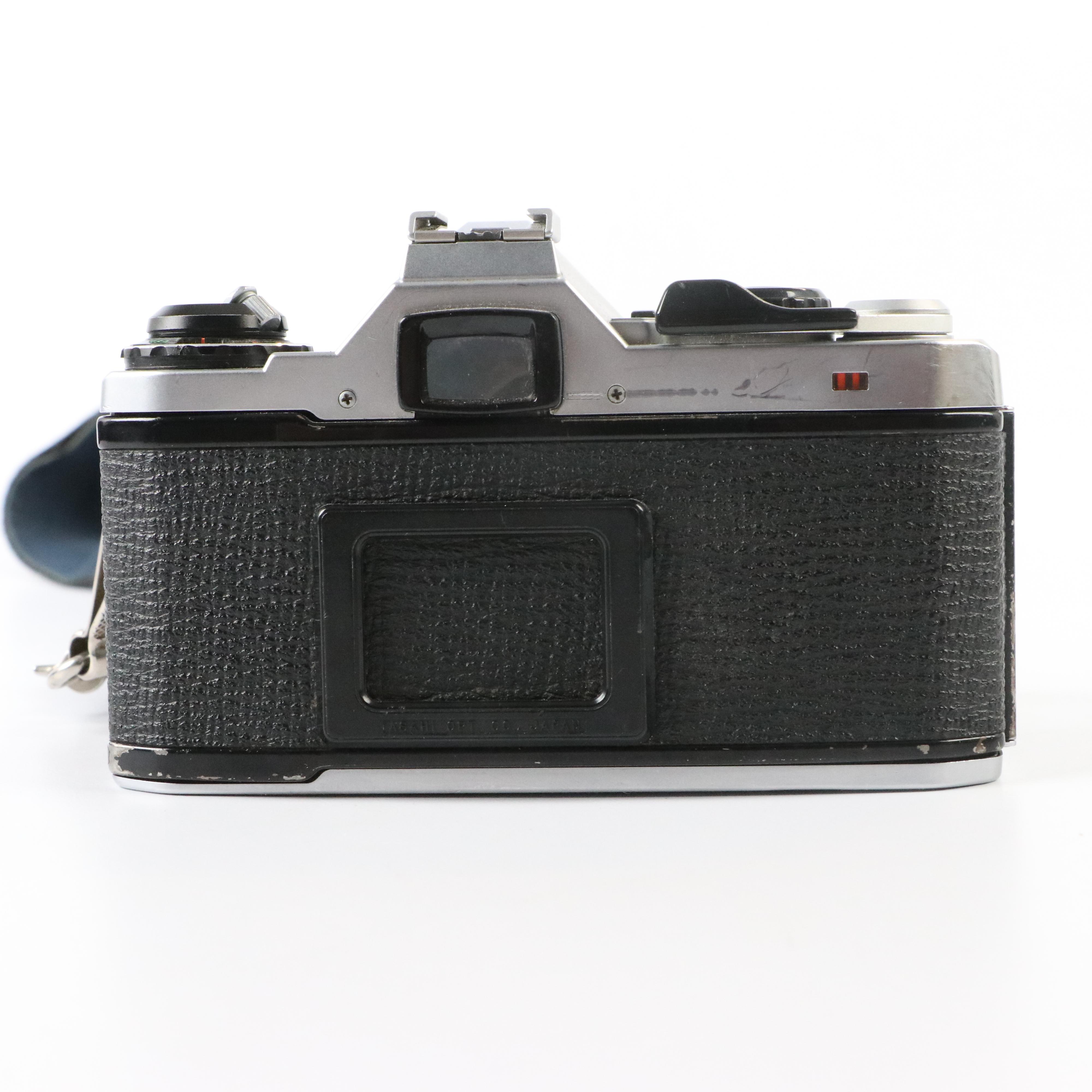 Pentax K1000 and Pentax ME Super Cameras with Telephoto Lenses and More