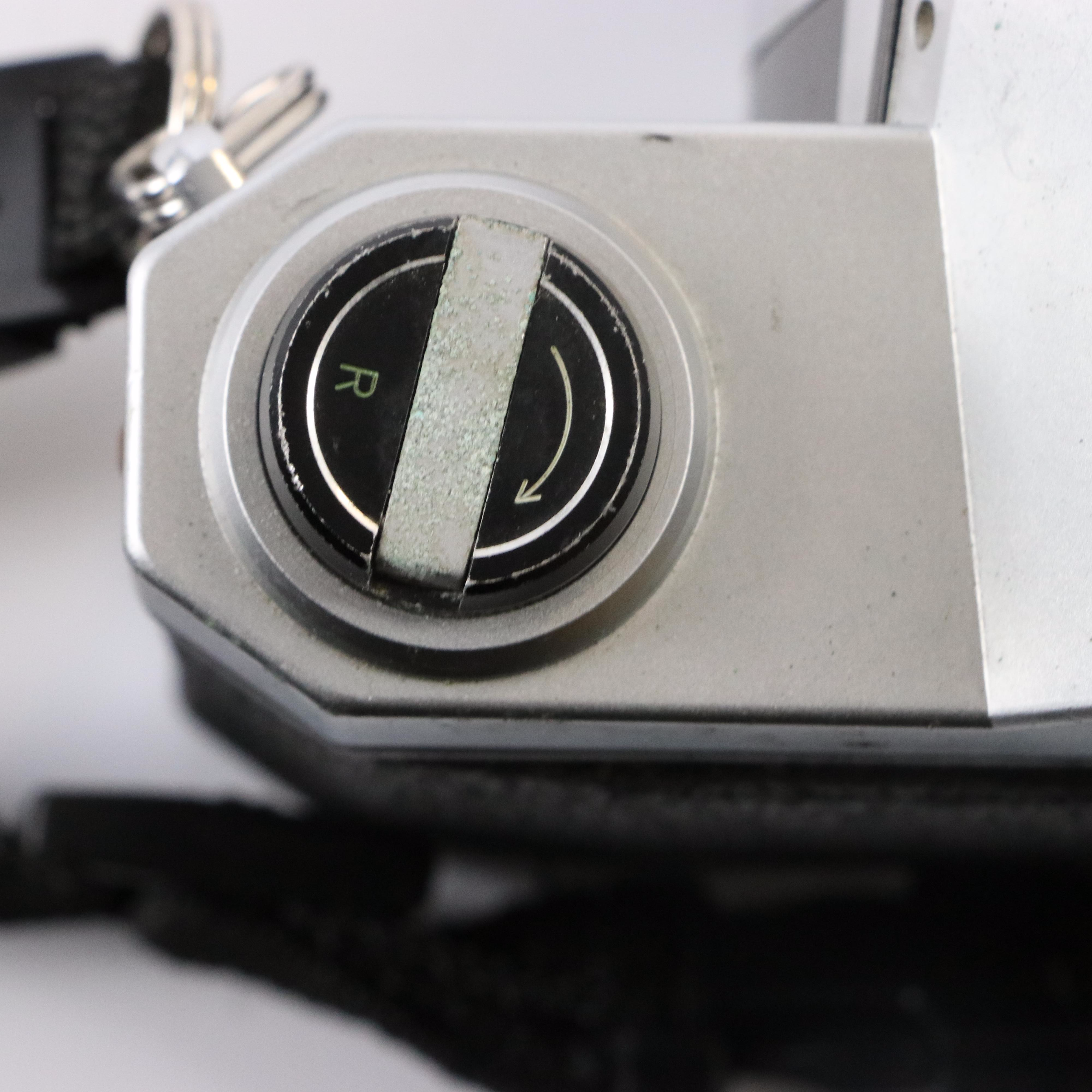 Pentax K1000 and Pentax ME Super Cameras with Telephoto Lenses and More