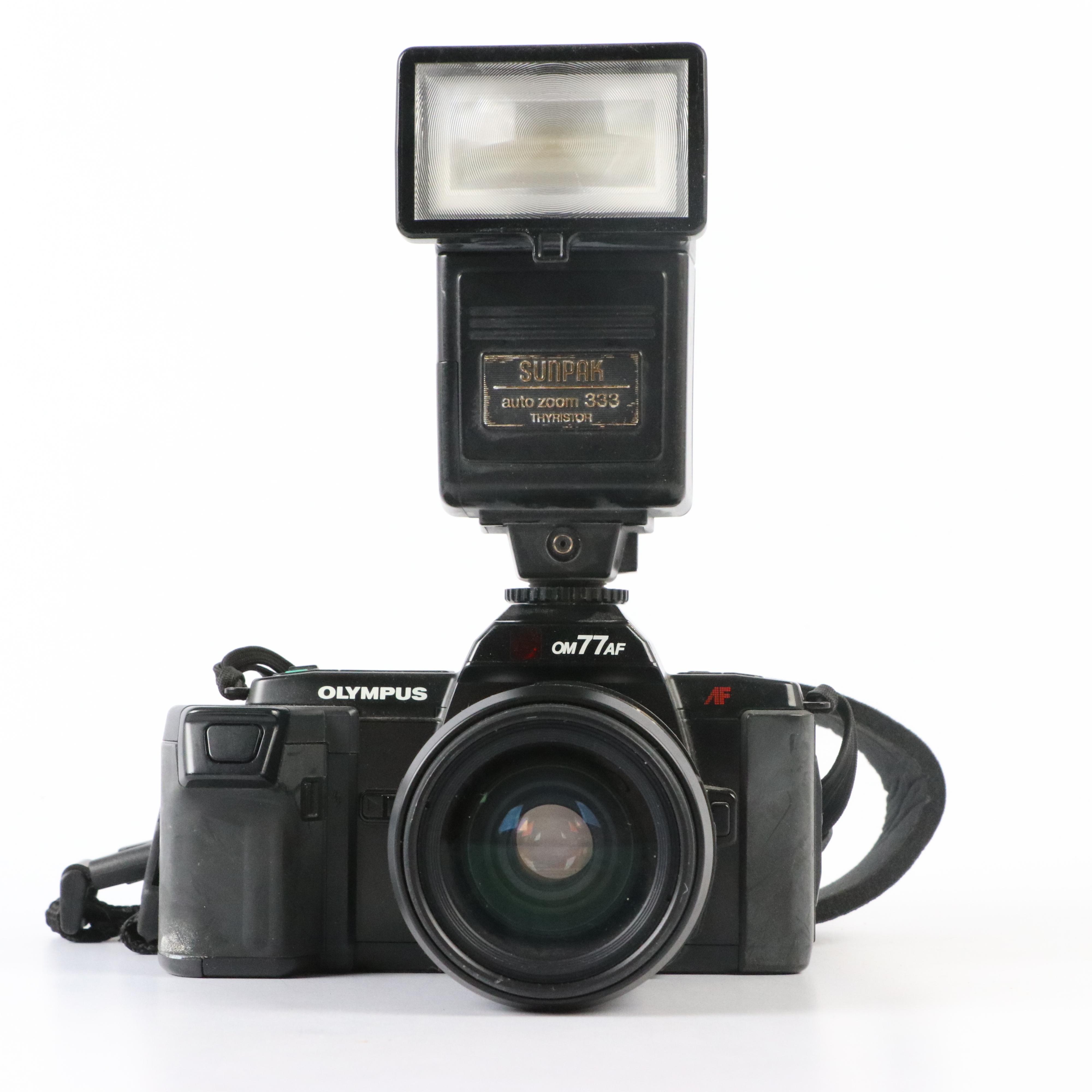 Pentax K1000 and Pentax ME Super Cameras with Telephoto Lenses and More