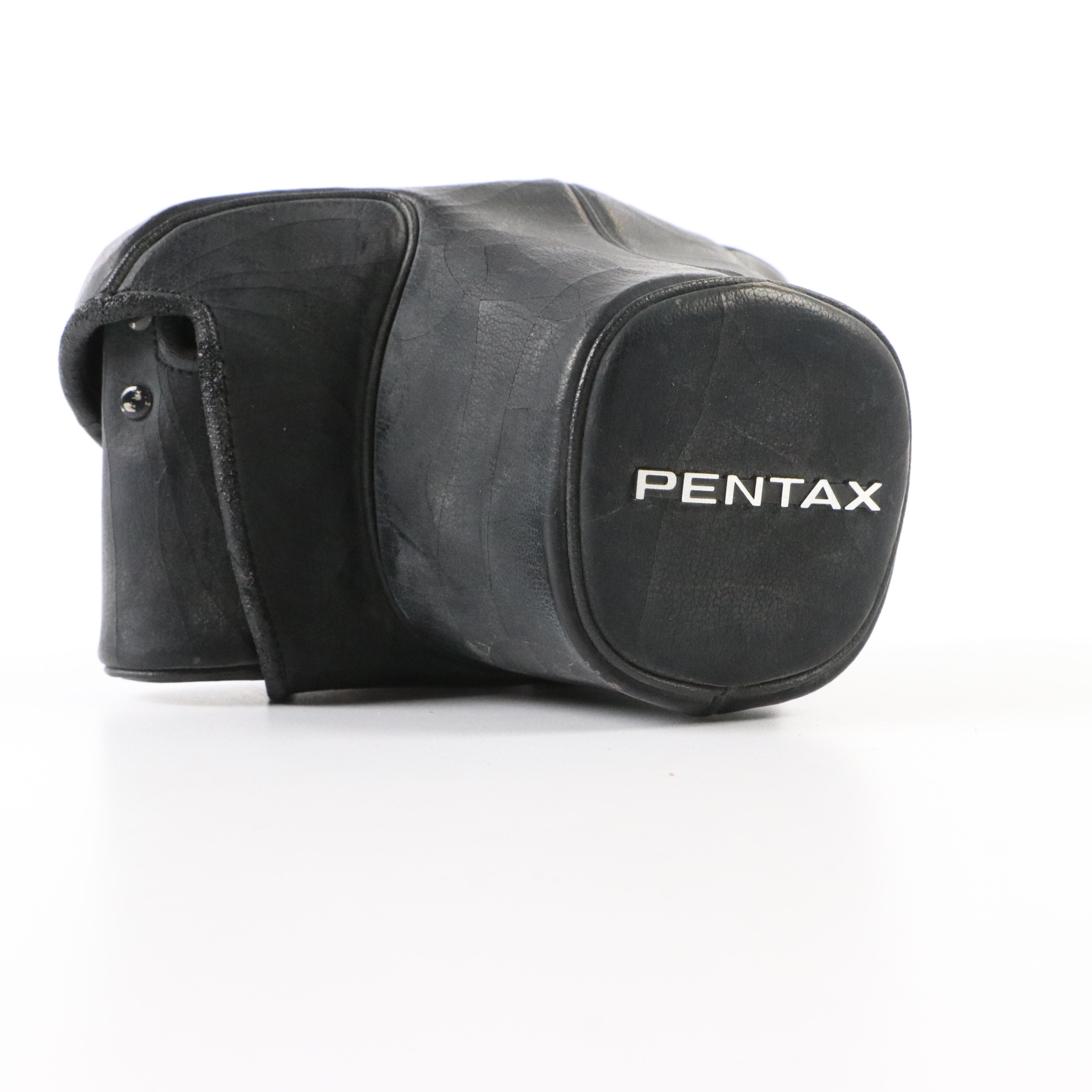 Pentax K1000 and Pentax ME Super Cameras with Telephoto Lenses and More
