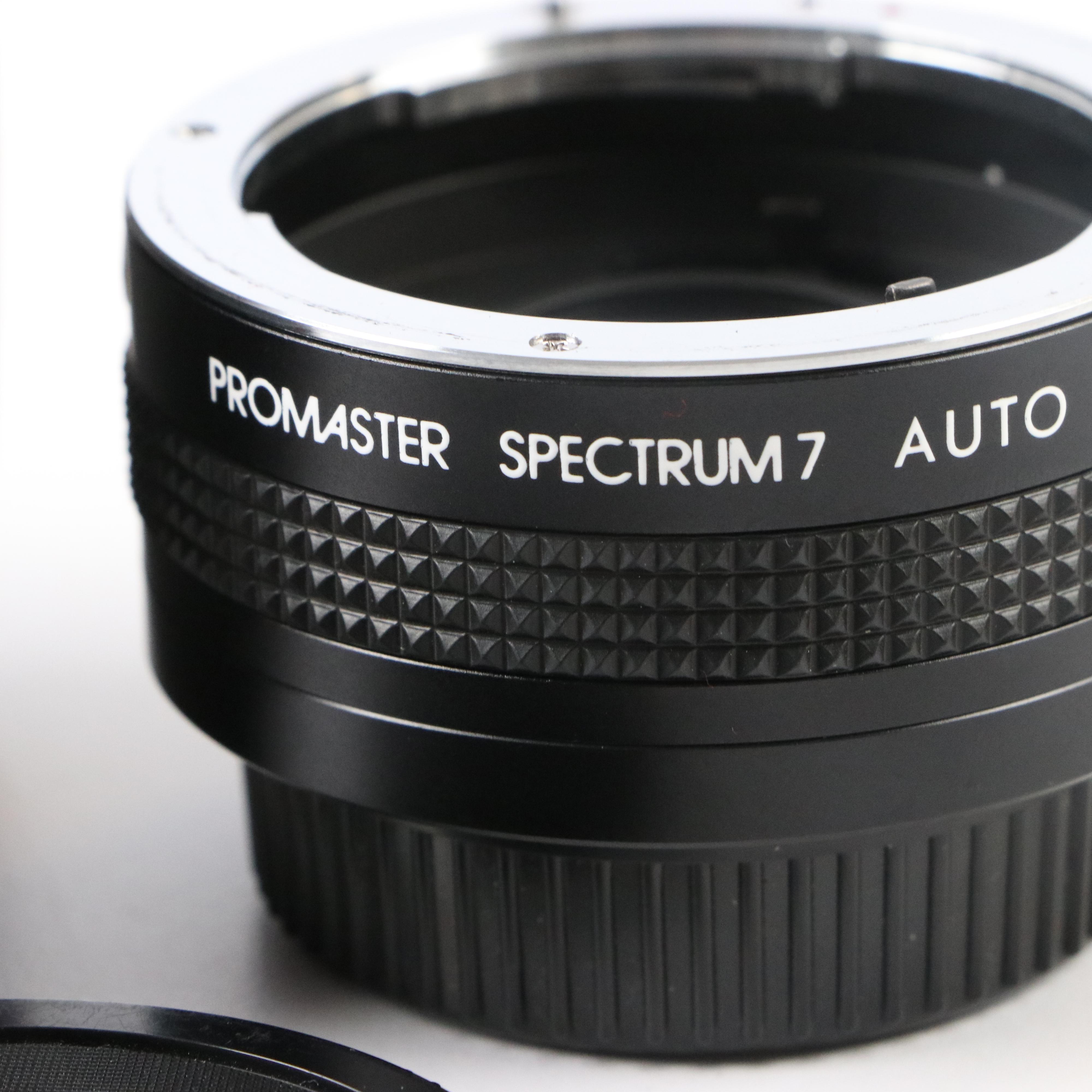 Pentax K1000 and Pentax ME Super Cameras with Telephoto Lenses and More