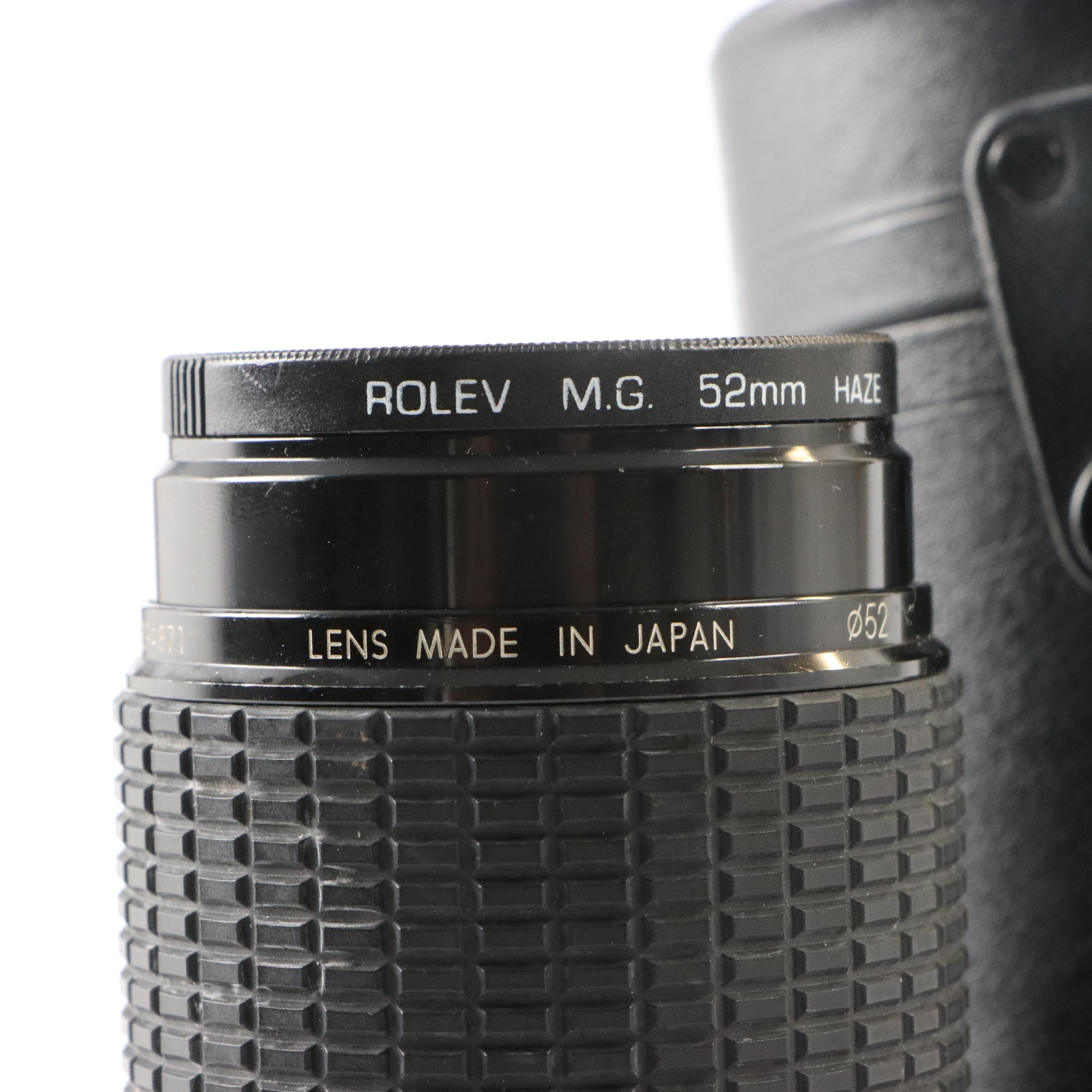 Pentax K1000 and Pentax ME Super Cameras with Telephoto Lenses and More