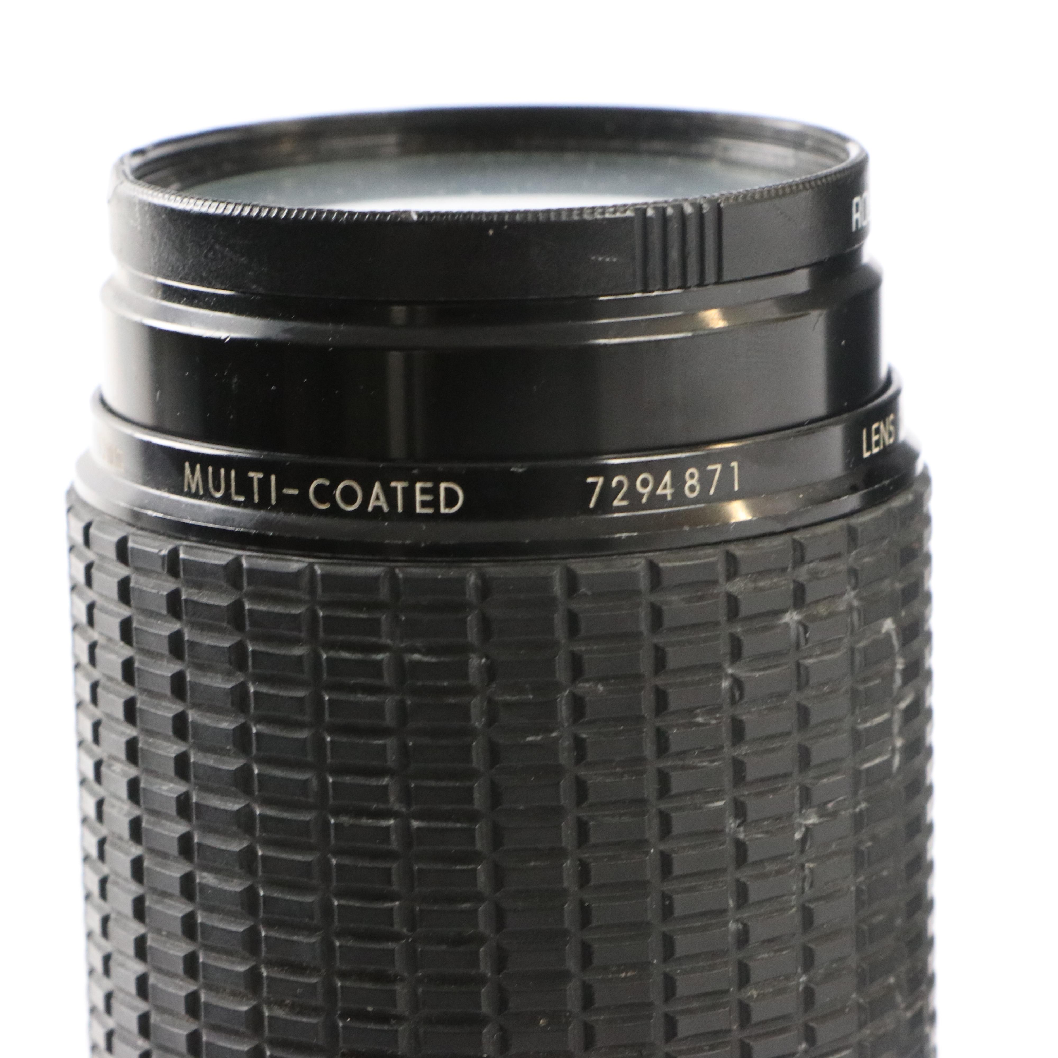 Pentax K1000 and Pentax ME Super Cameras with Telephoto Lenses and More