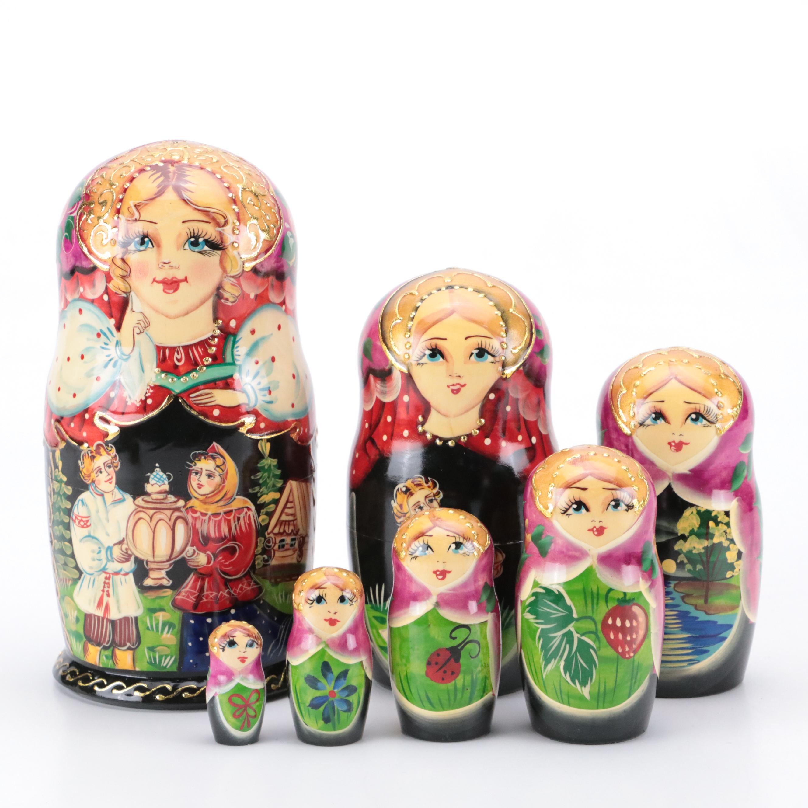 Russian Hand-Painted Matryoshka Doll