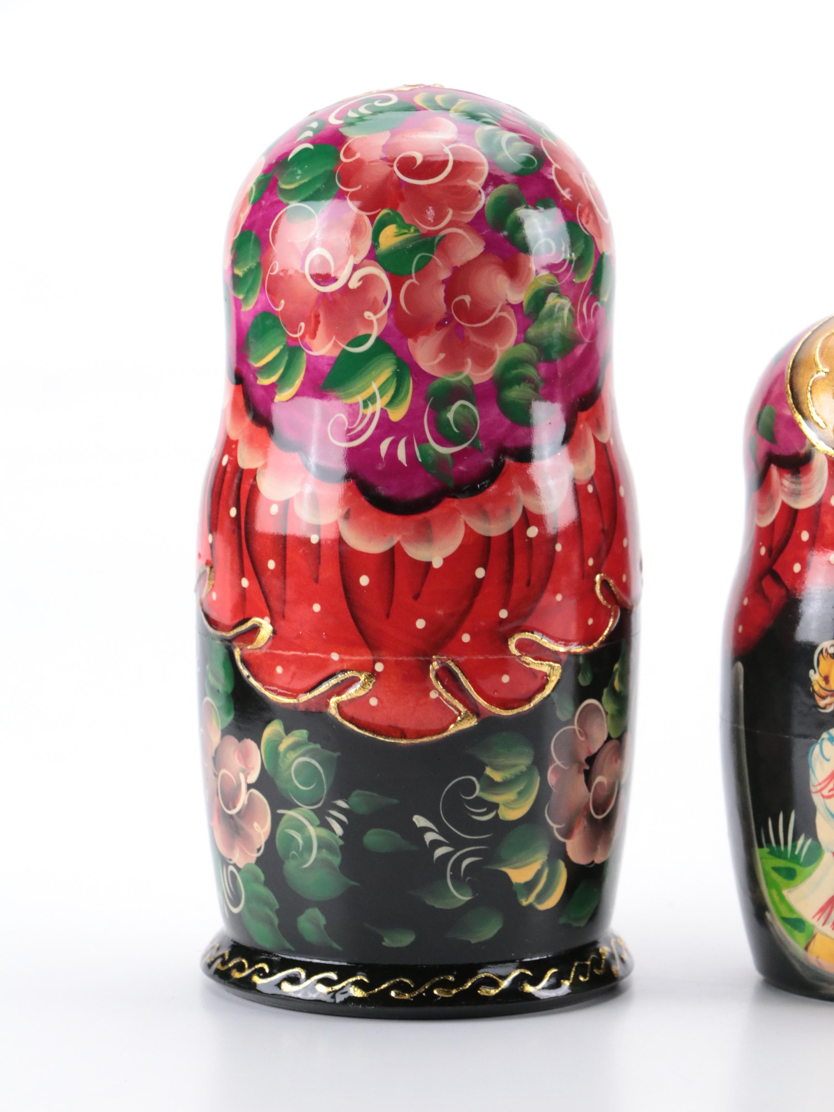 Russian Hand-Painted Matryoshka Doll