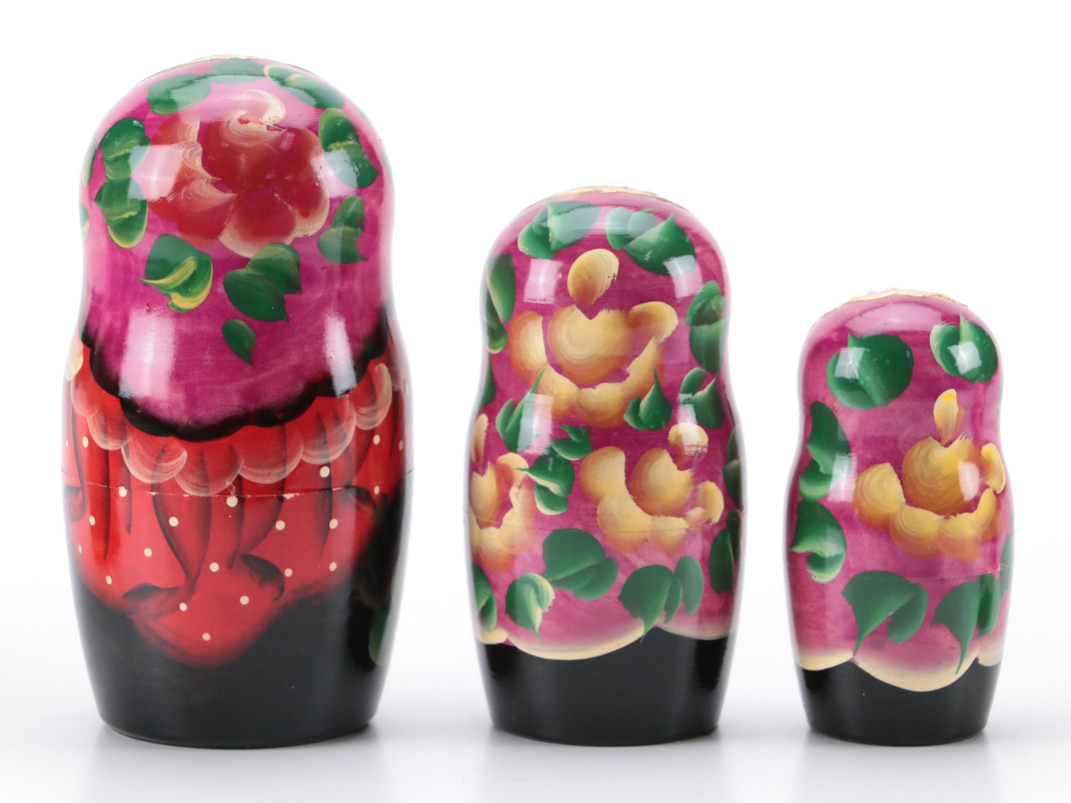 Russian Hand-Painted Matryoshka Doll