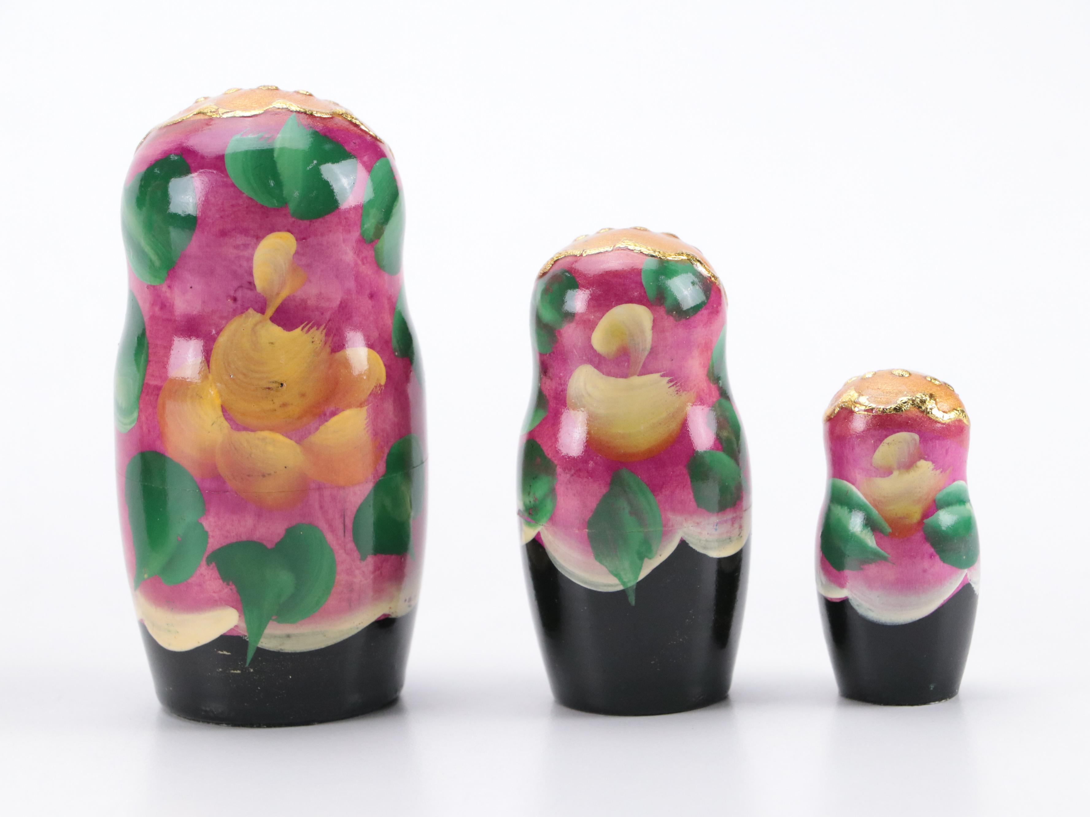 Russian Hand-Painted Matryoshka Doll