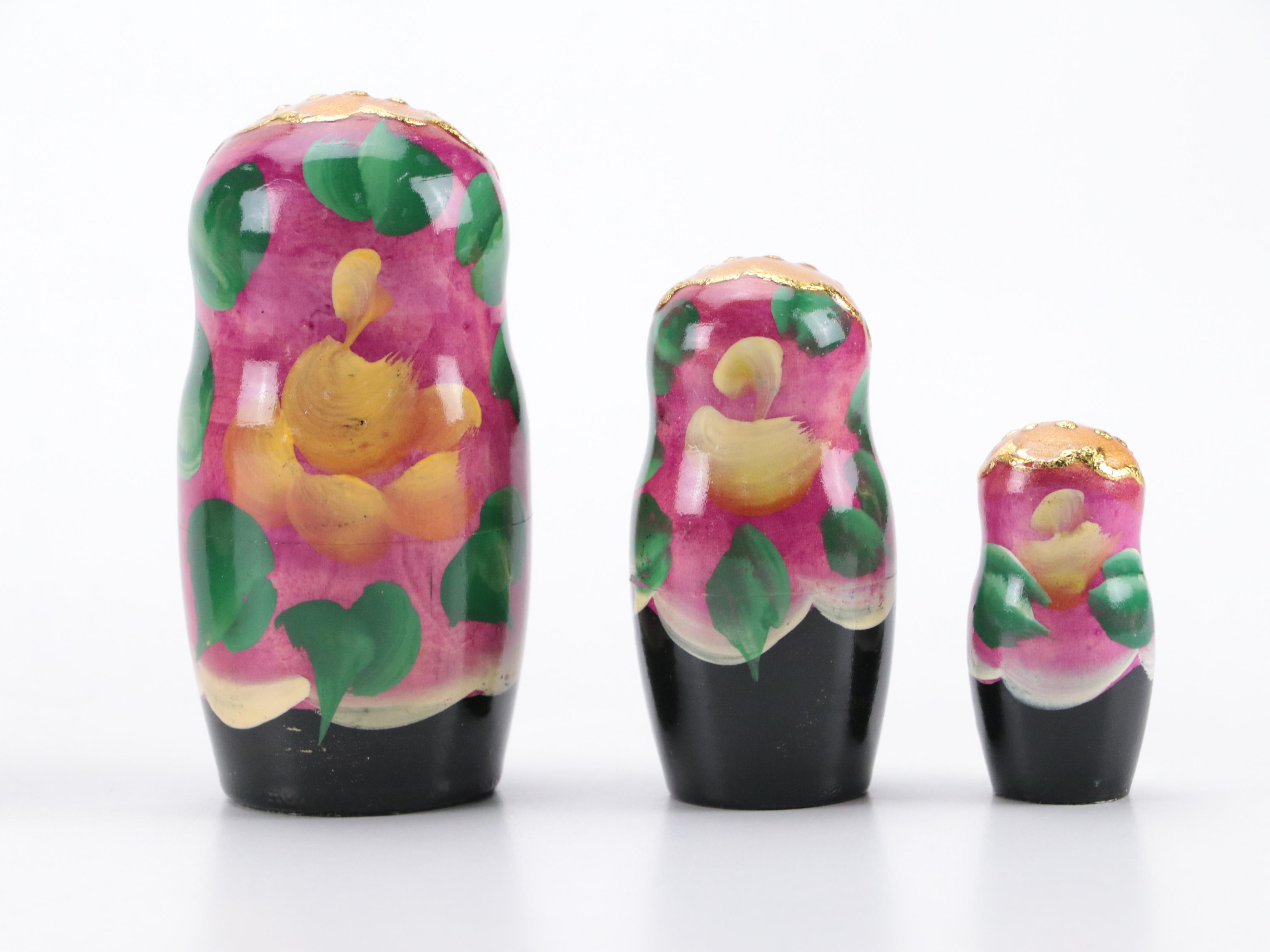 Russian Hand-Painted Matryoshka Doll