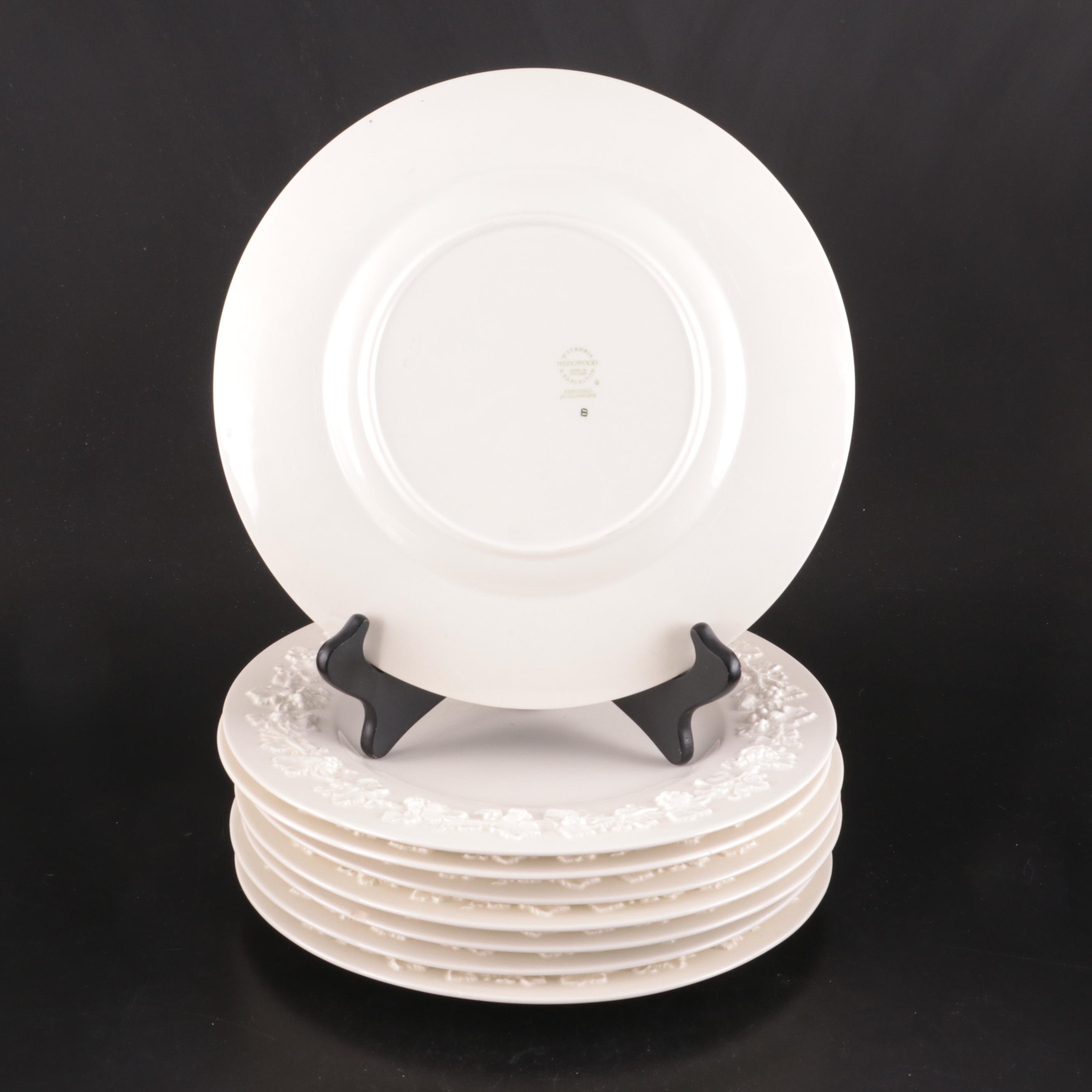 Wedgwood Embossed Queensware Cups and Plates