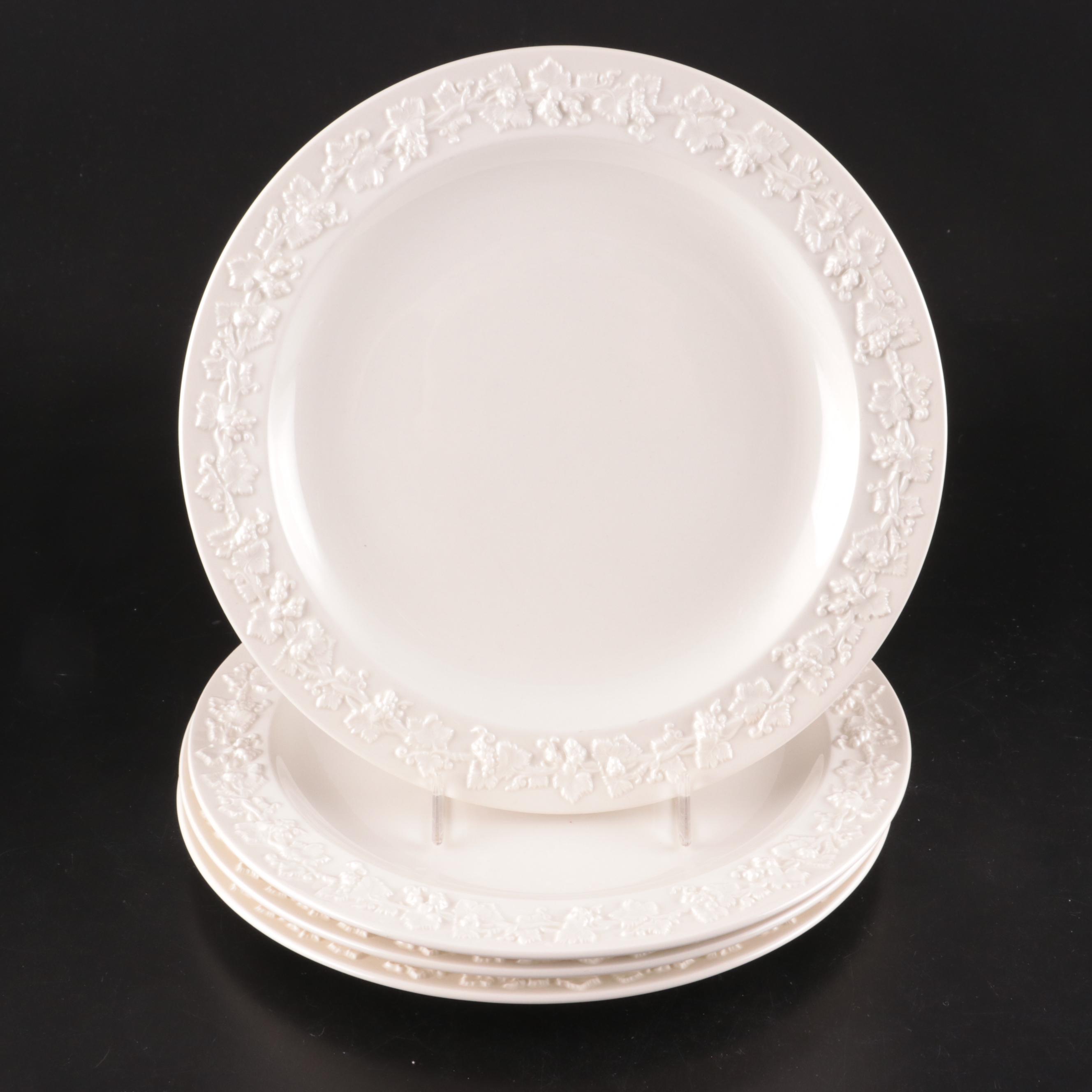 Wedgwood Embossed Queensware Cups and Plates