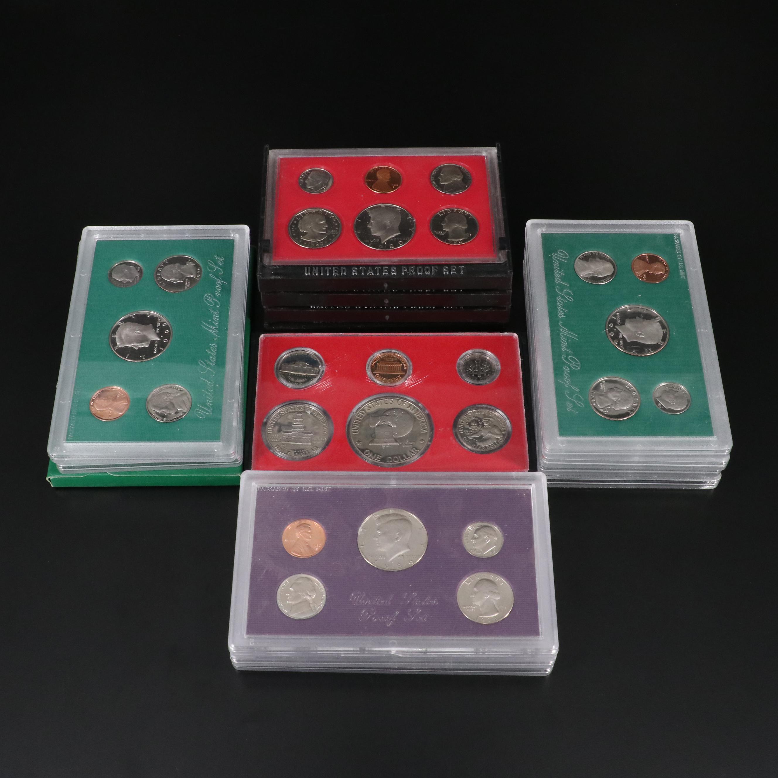 Collection of Fifteen Modern U.S. Proof Sets