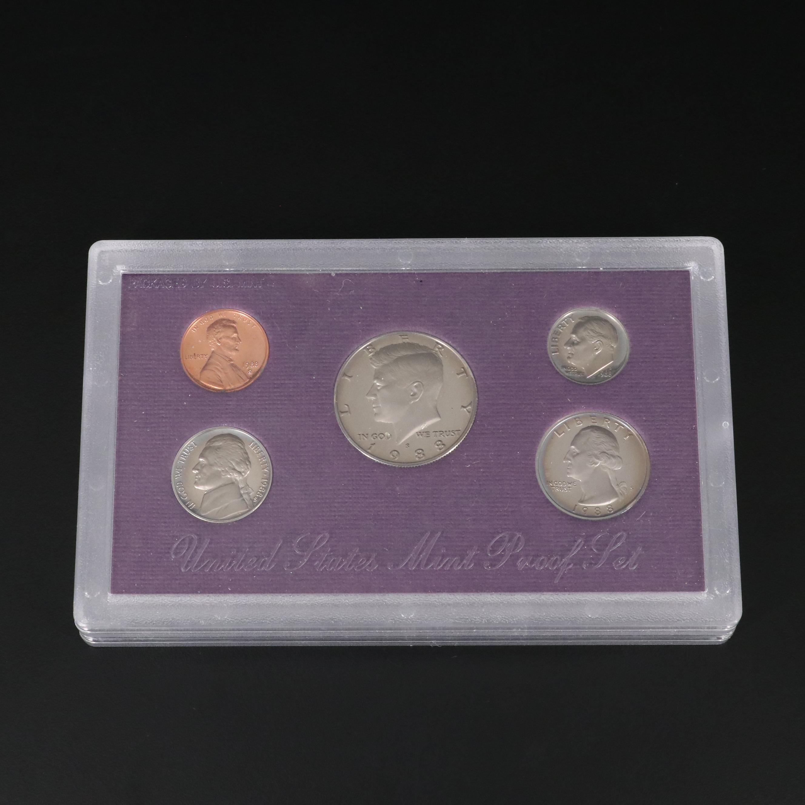 Collection of Fifteen Modern U.S. Proof Sets