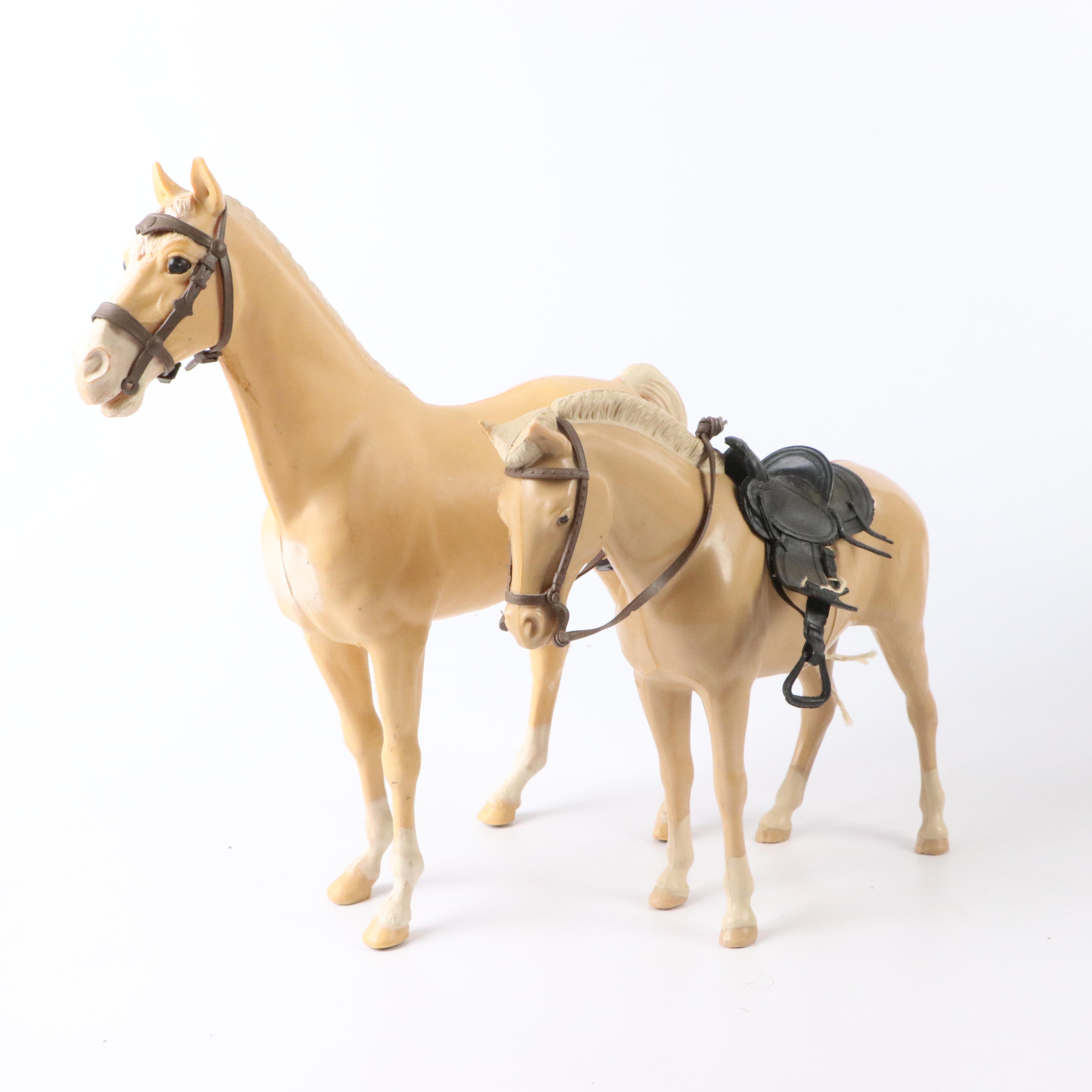 Johnny West Toy Horses, Action Figures, Accessories and a Hubley Toy Cap Gun