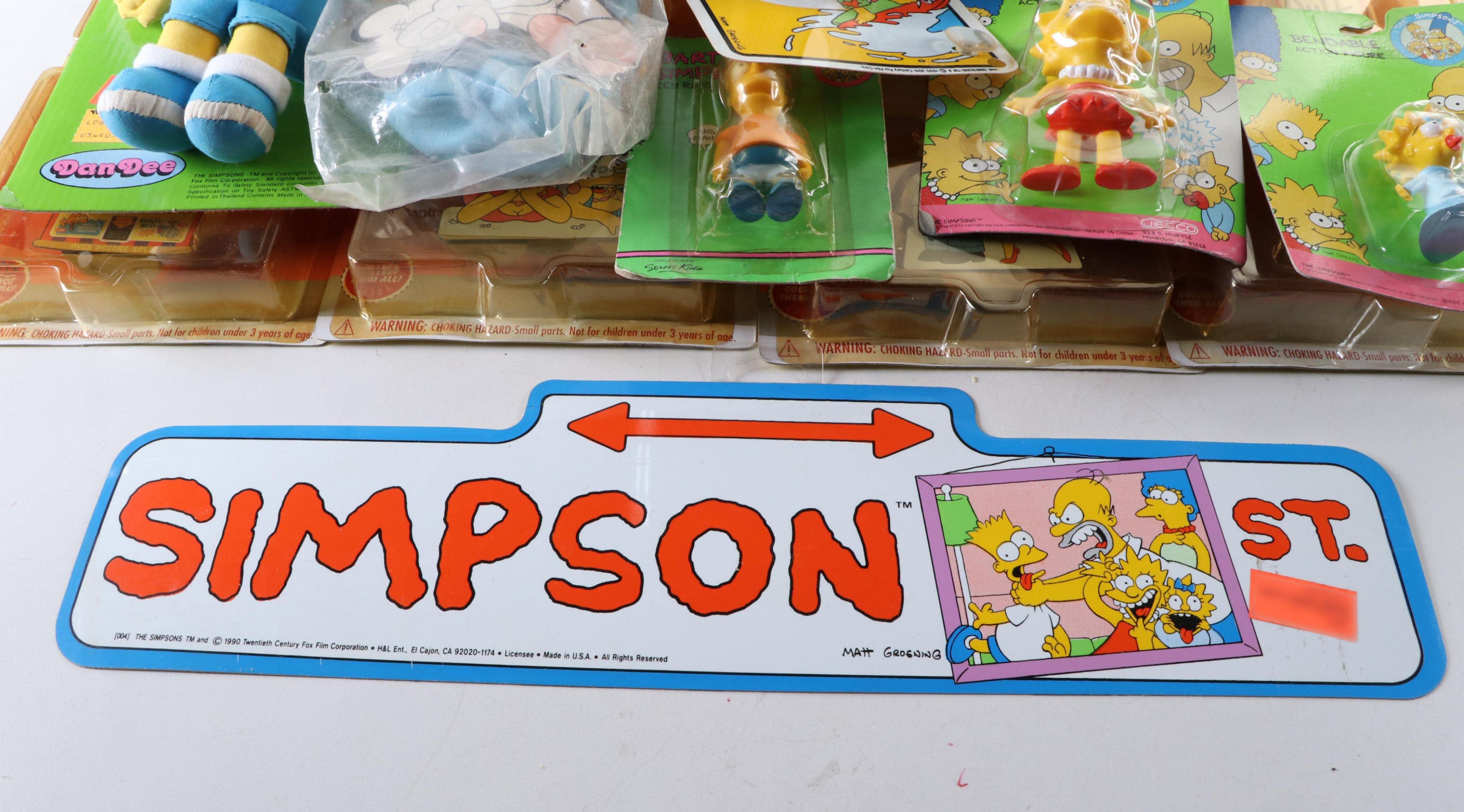 The Simpsons Toys, Novelty Buttons, Ornaments and More