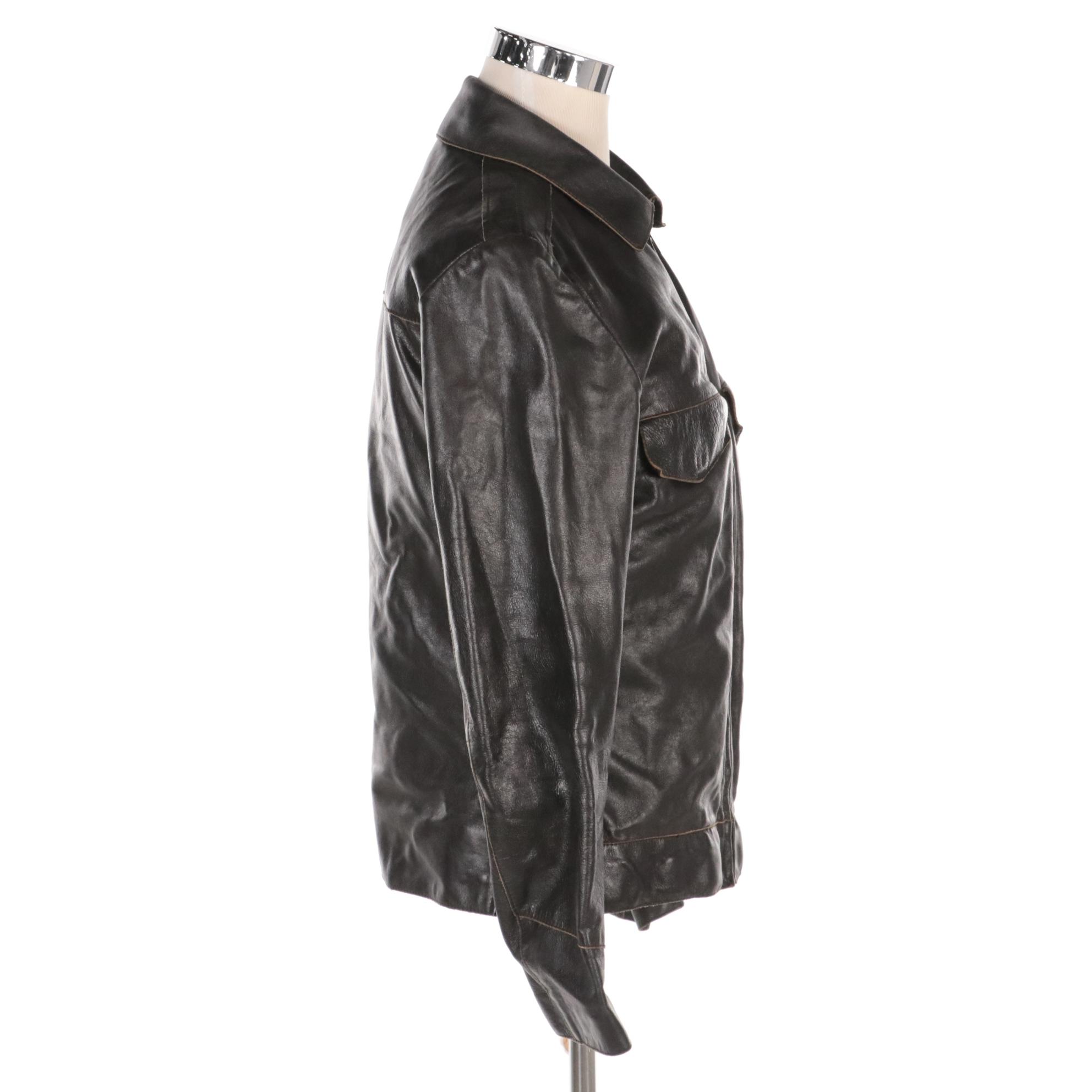 Men's Joan Bartlett Leather Jacket with Detachable Lining