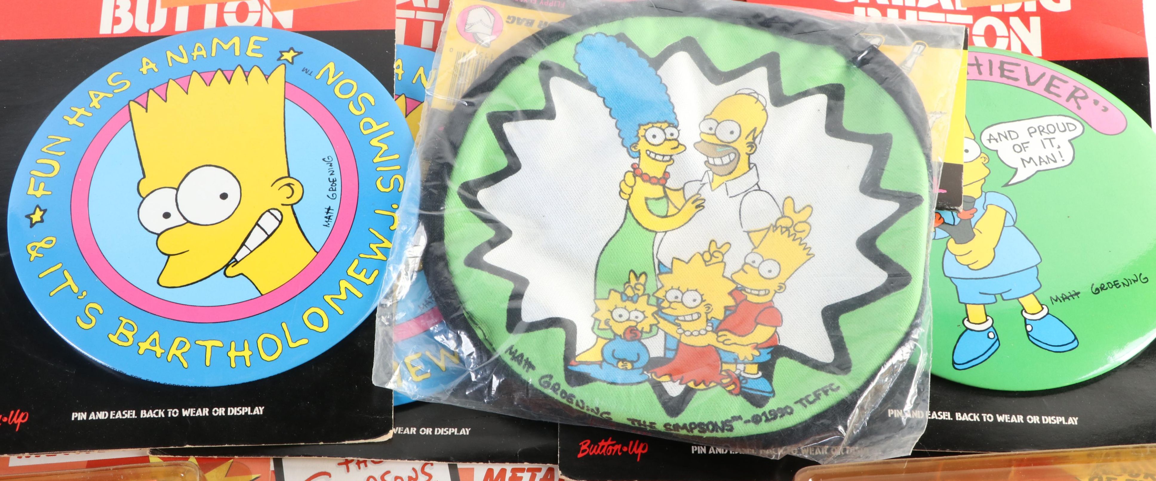 The Simpsons Toys, Novelty Buttons, Ornaments and More