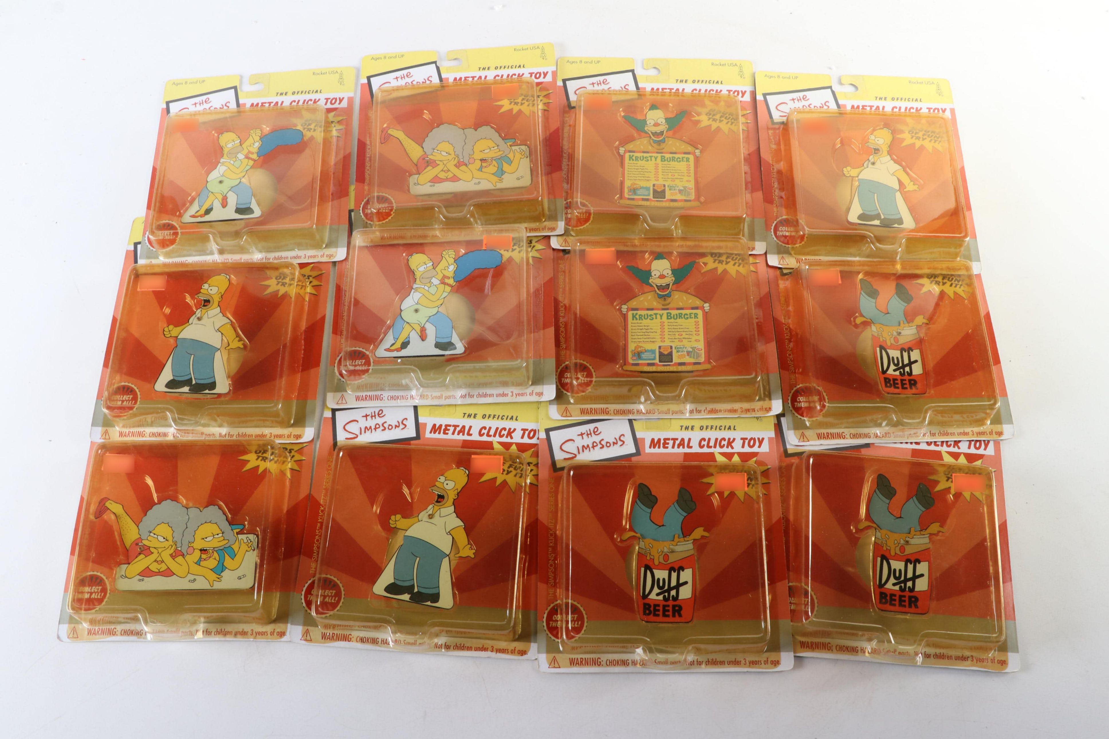 The Simpsons Toys, Novelty Buttons, Ornaments and More