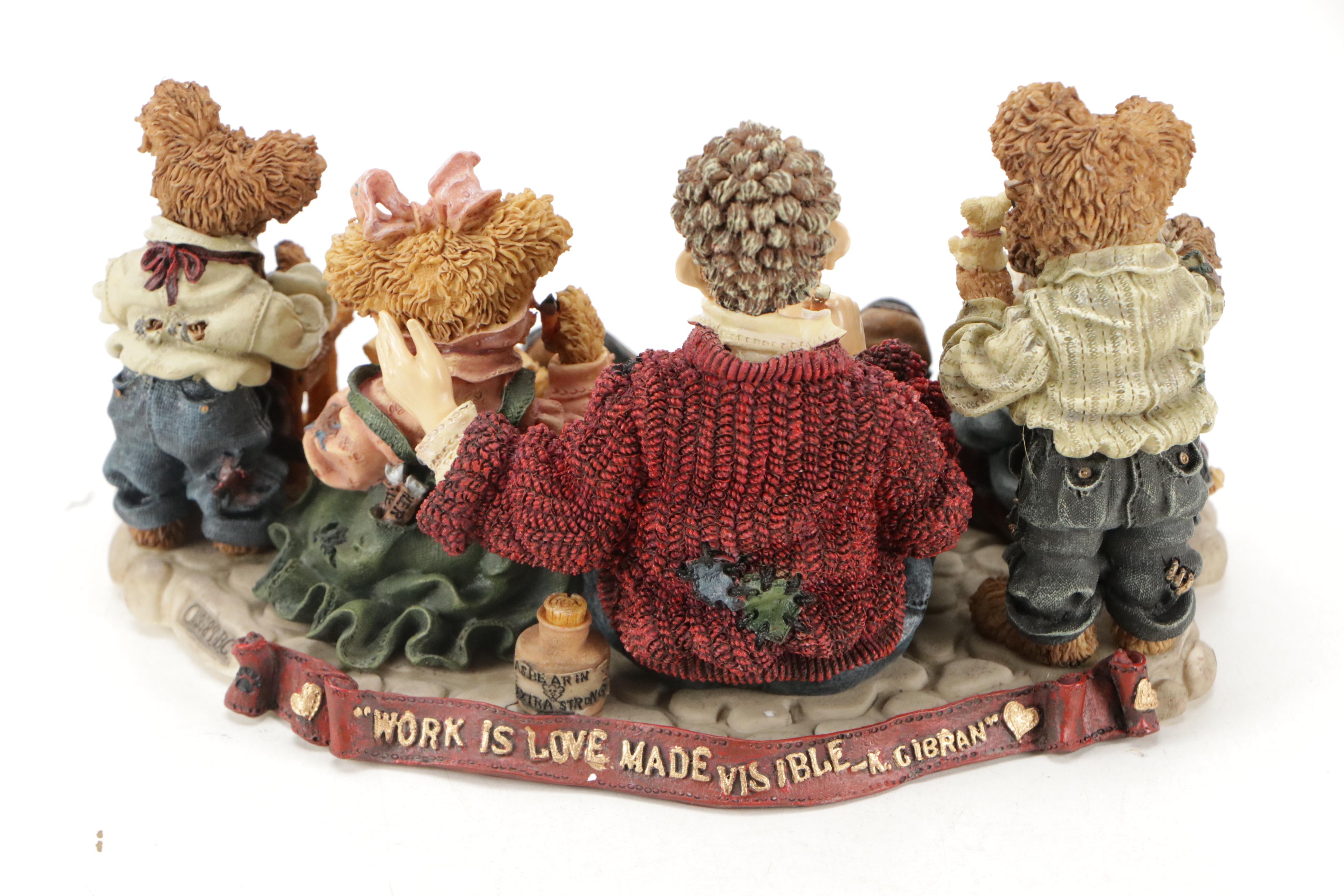 Boyds Bears The Bearstone Collection Cast Resin Figurines