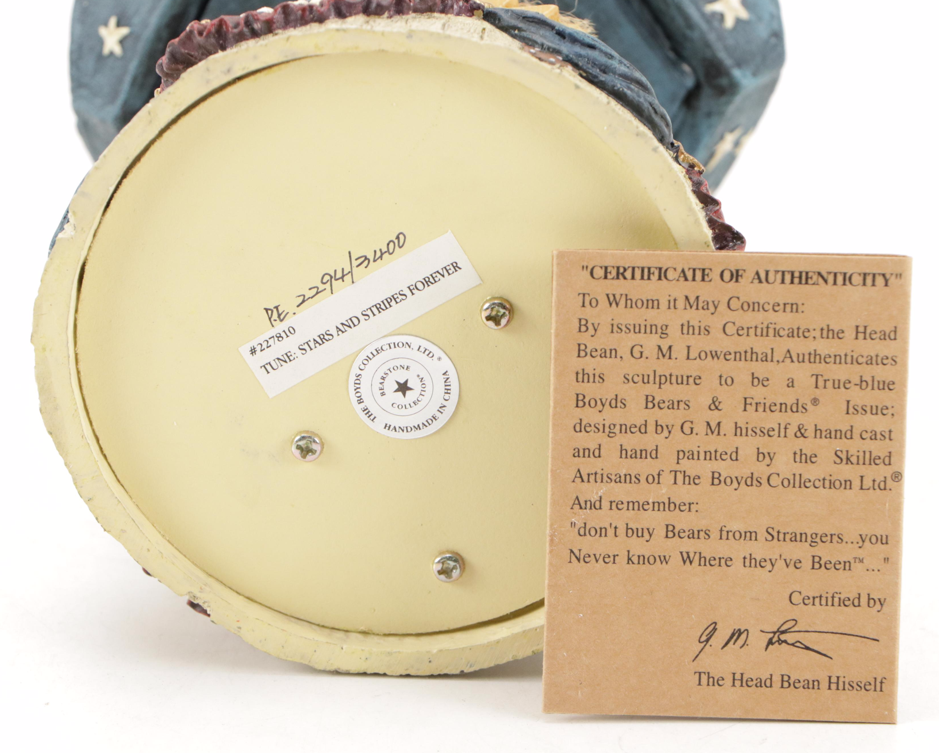 Boyds Bears The Bearstone Collection Cast Resin Figurines