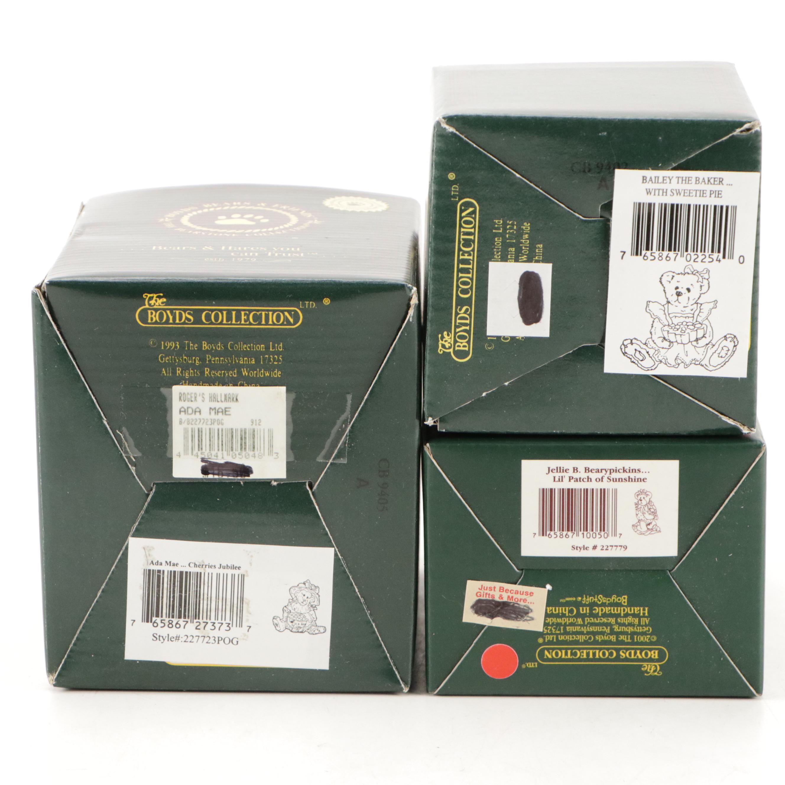 Boyds Bears The Bearstone Collection Cast Resin Figurines