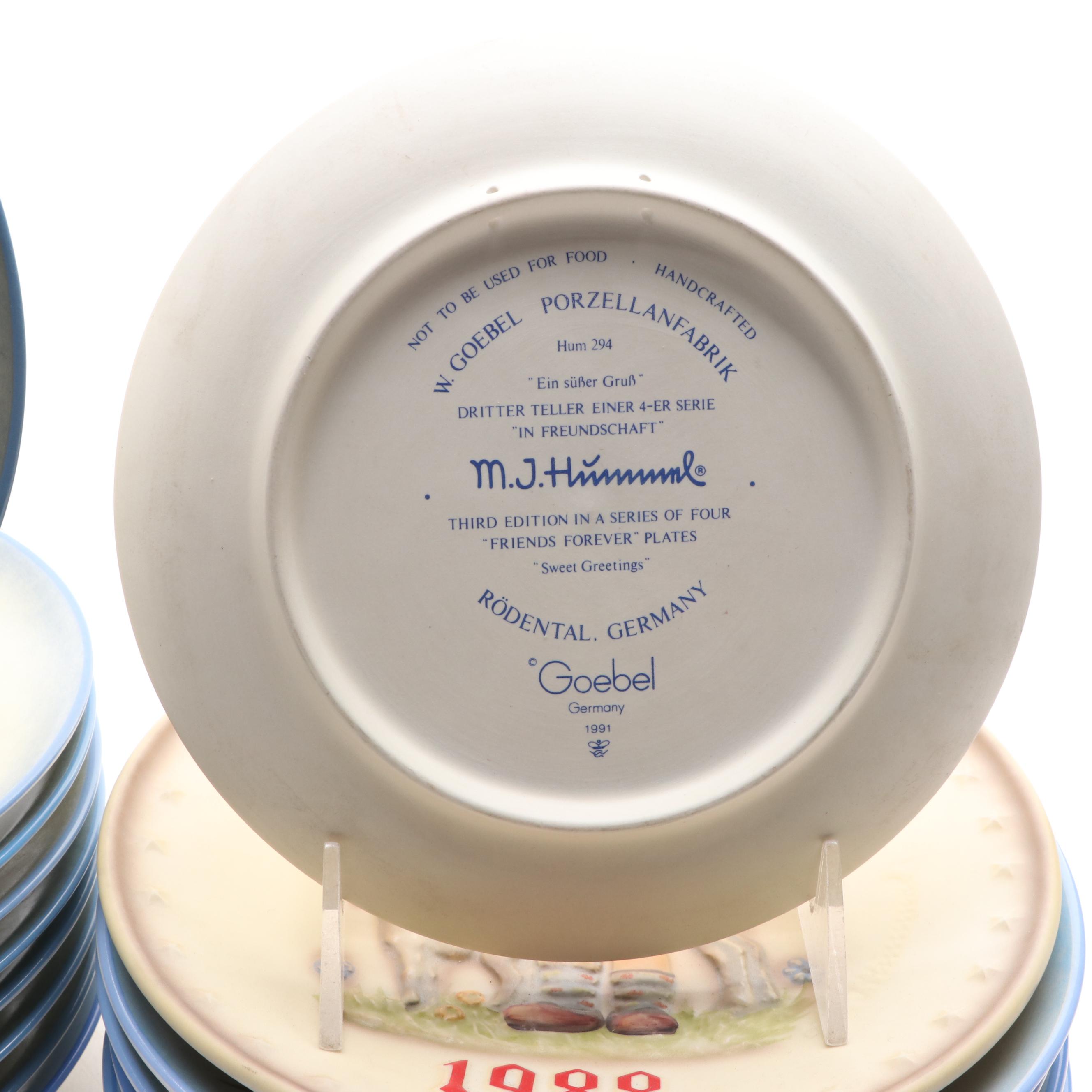 Goebel "Sweet Greetings" and More Porcelain M.I. Hummel Collector's Plates
