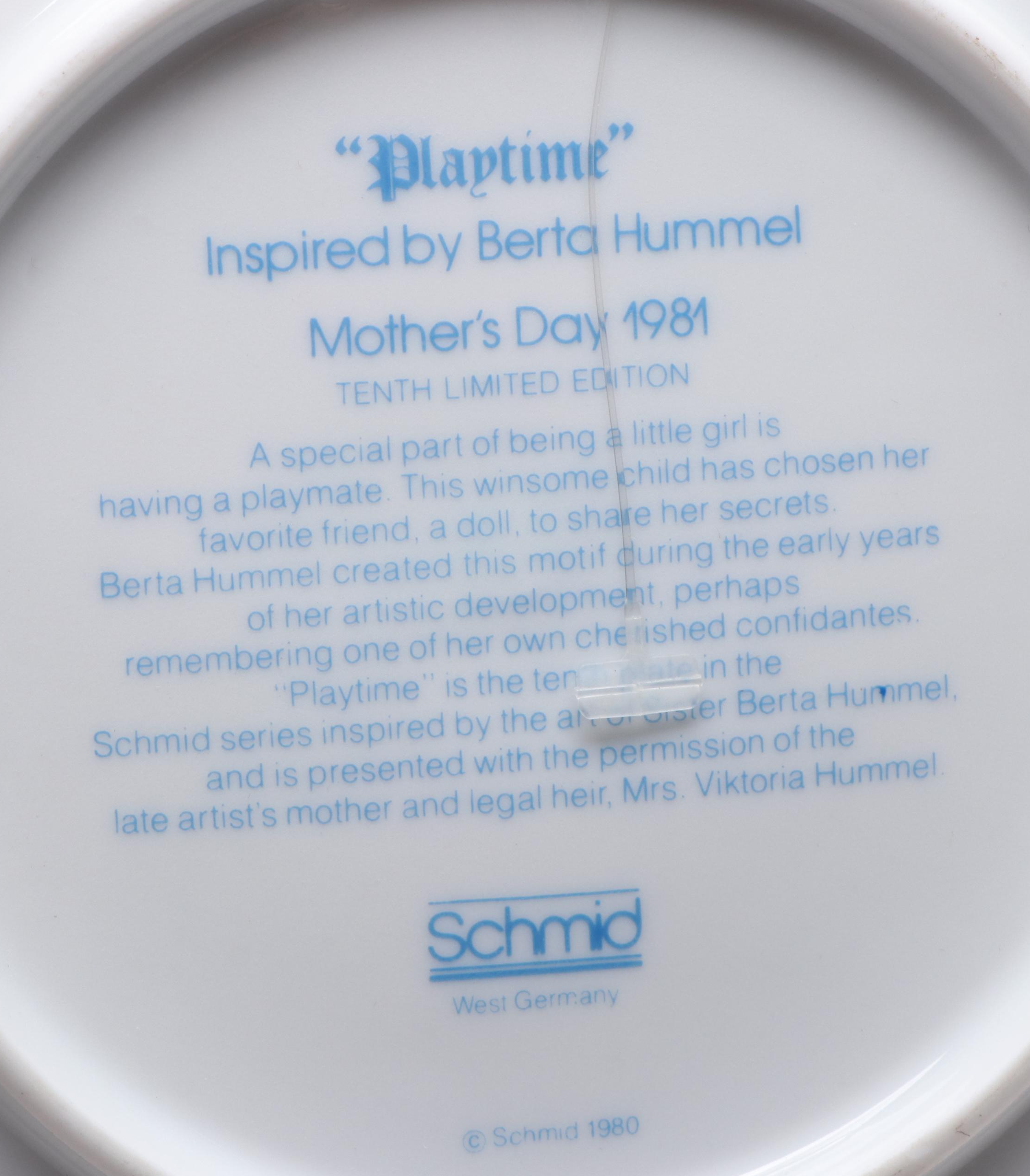 Goebel "Sweet Greetings" and More Porcelain M.I. Hummel Collector's Plates