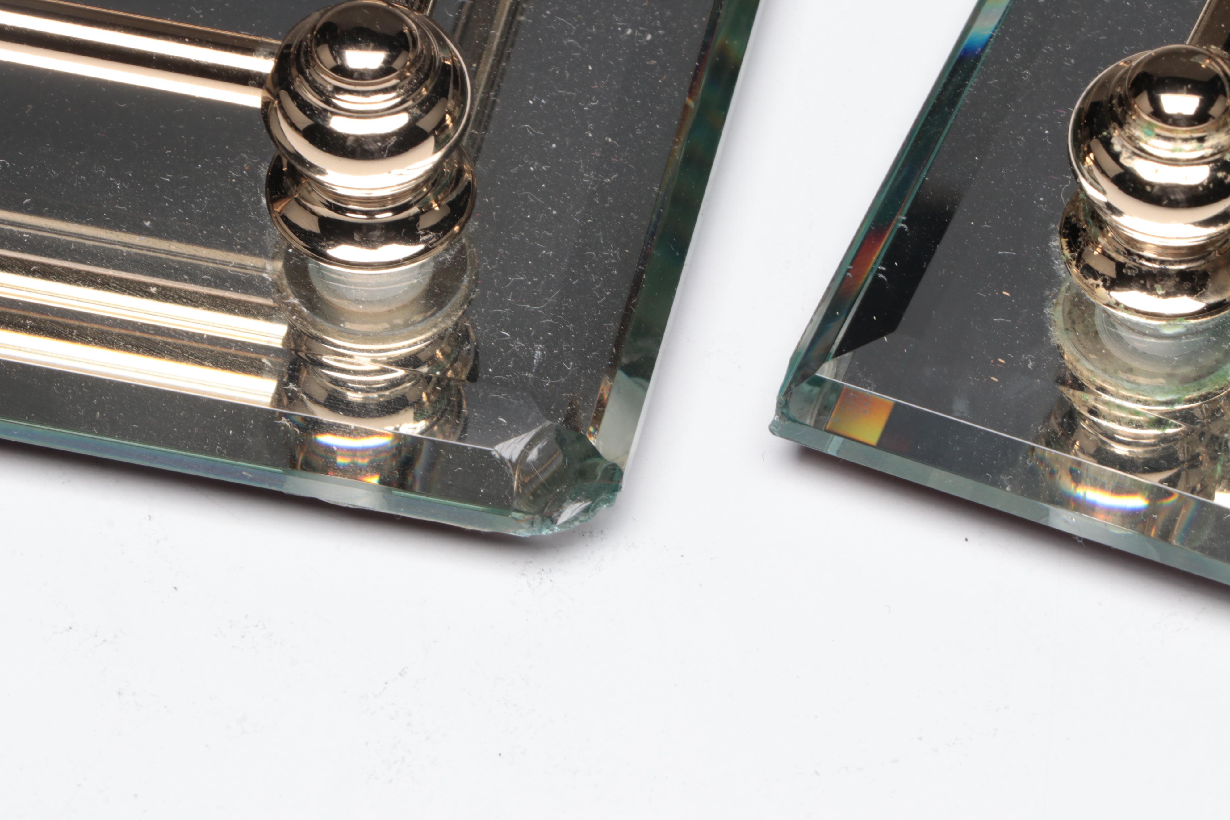 Frontgate Two-Tier Vanity Tray with More Frontgate Mirrored Vanity Trays