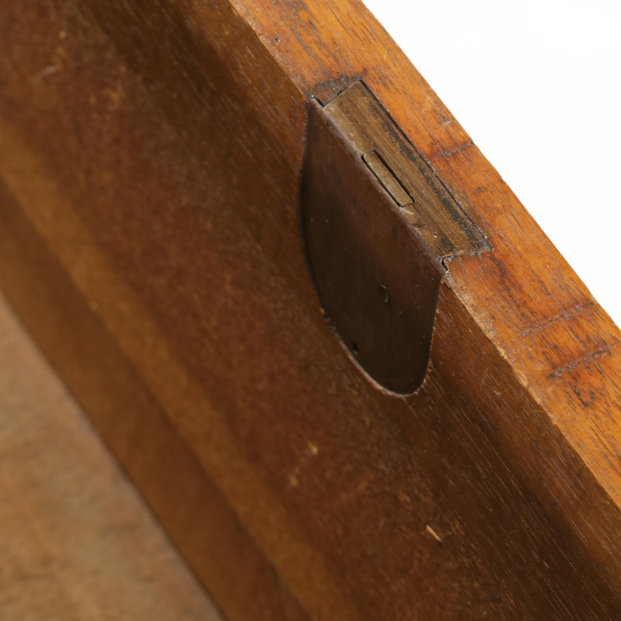 Victorian Walnut Three-Drawer Chest, Late 19th to Early 20th Century