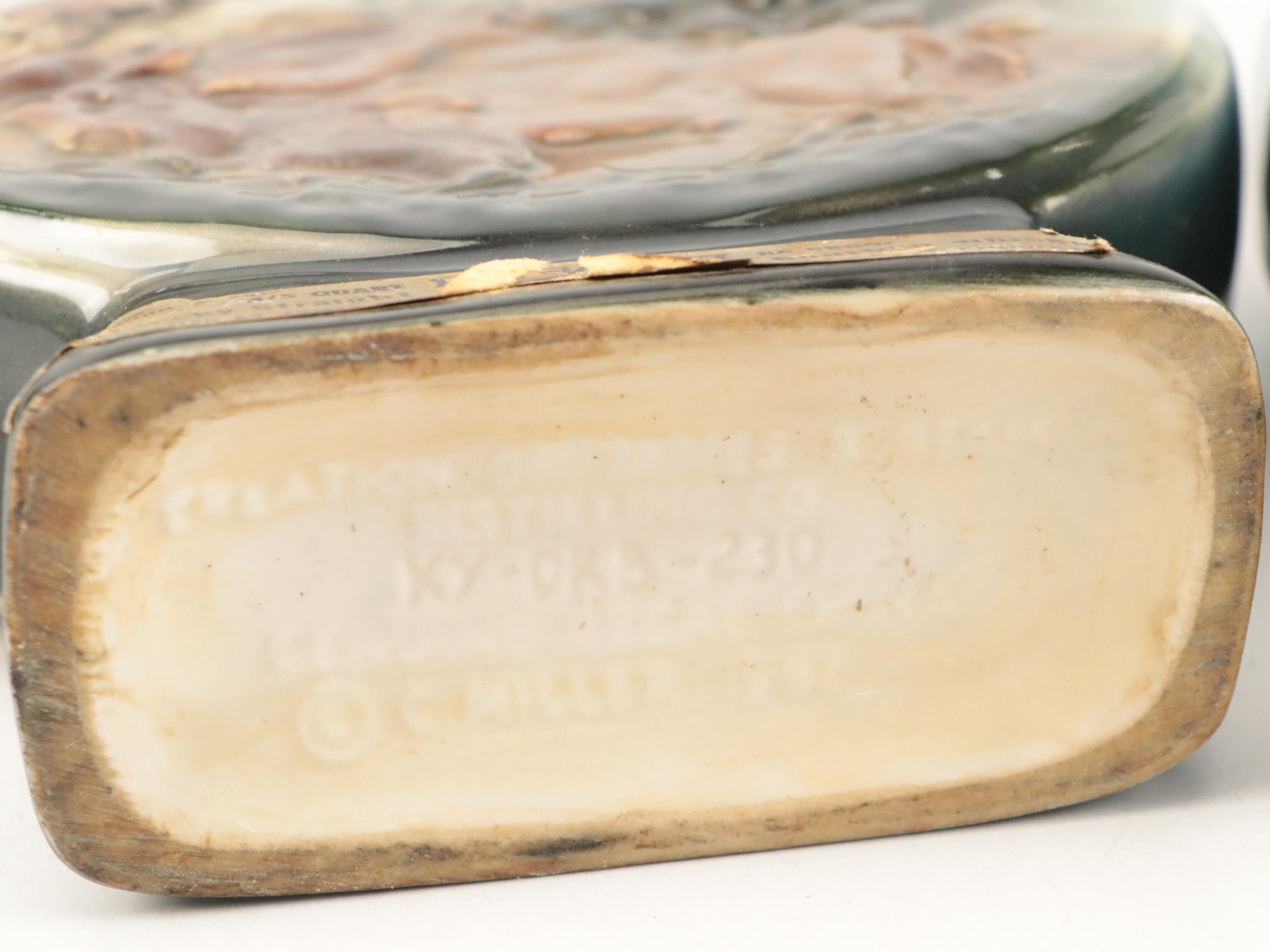 Jim Beam Novelty and Souvenir Ceramic Whiskey Decanters, Mid to Late 20th C