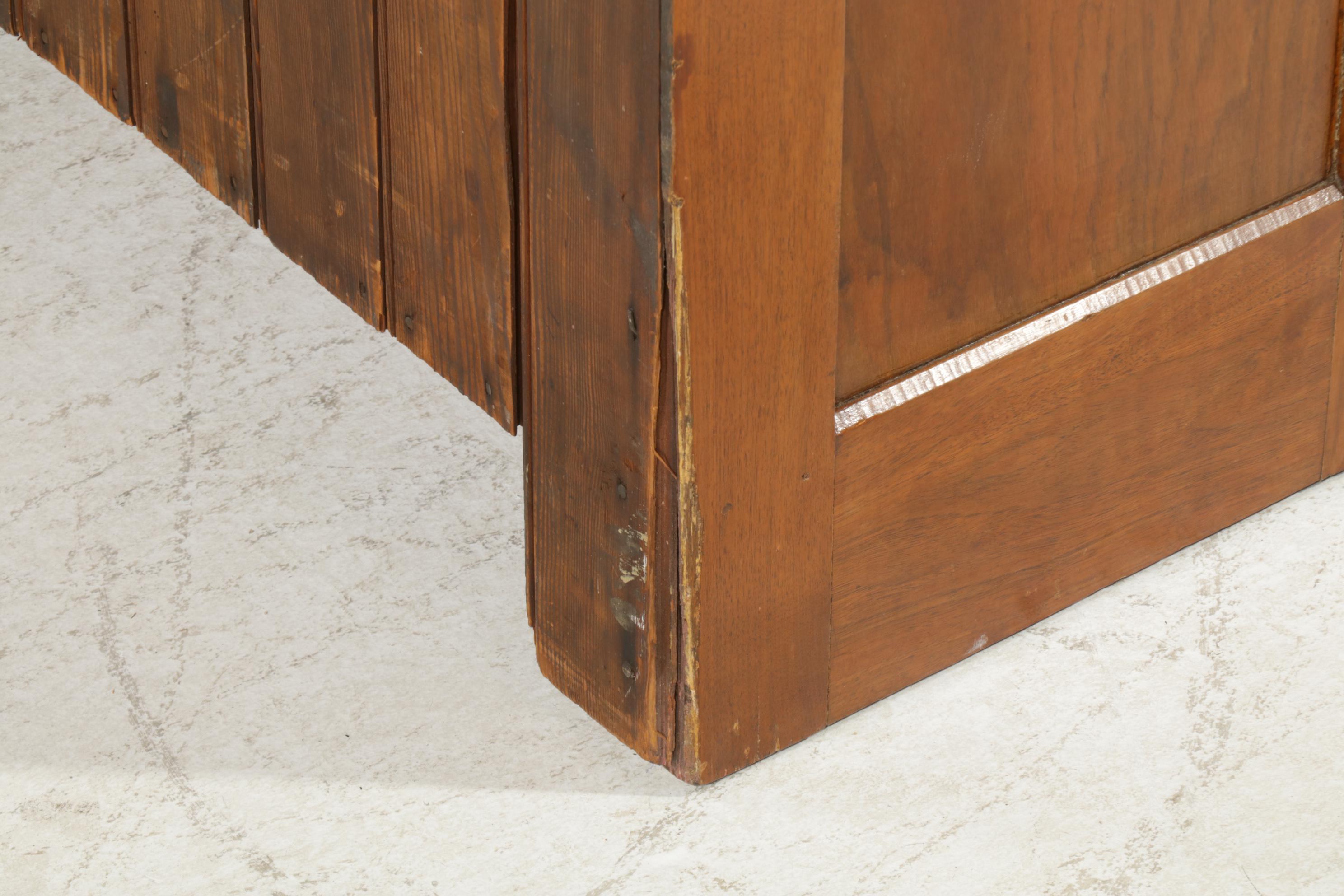 Victorian Walnut Three-Drawer Chest, Late 19th to Early 20th Century