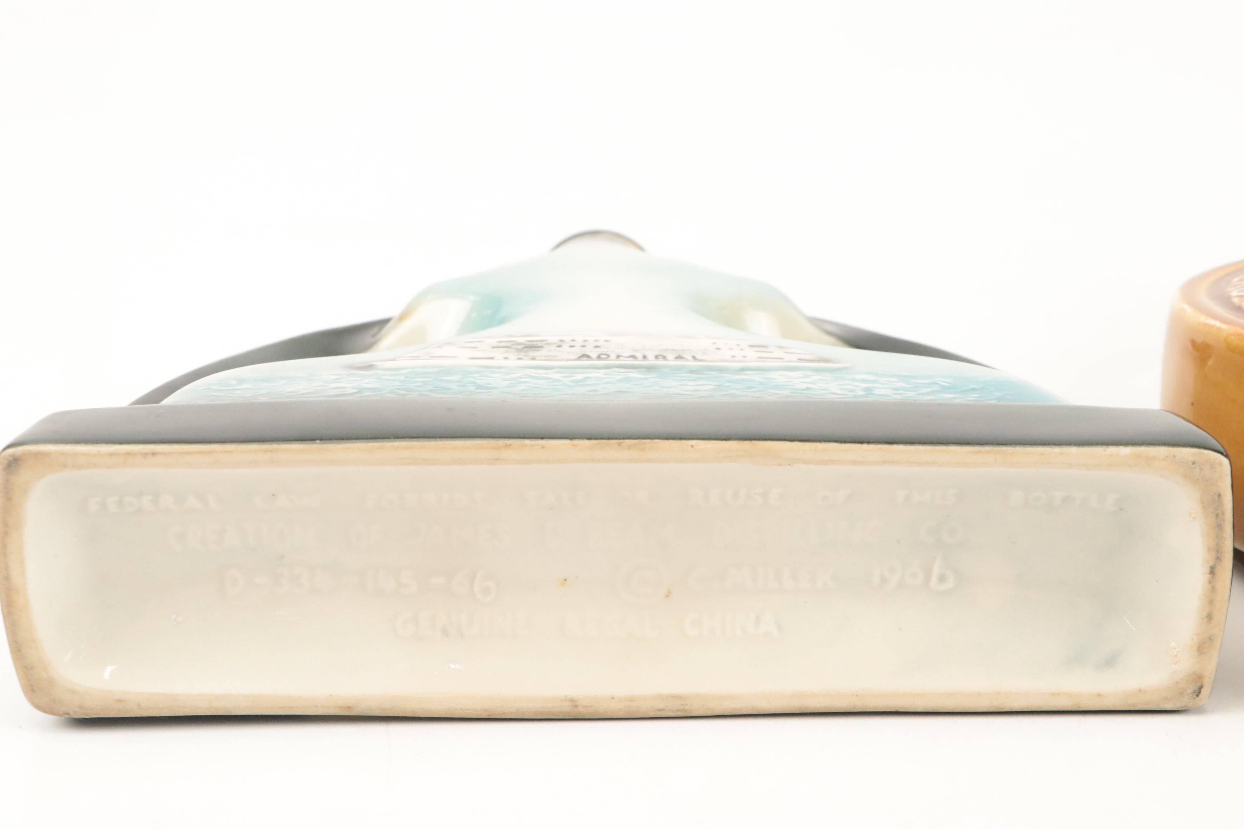 Jim Beam Novelty and Souvenir Ceramic Whiskey Decanters, Mid to Late 20th C