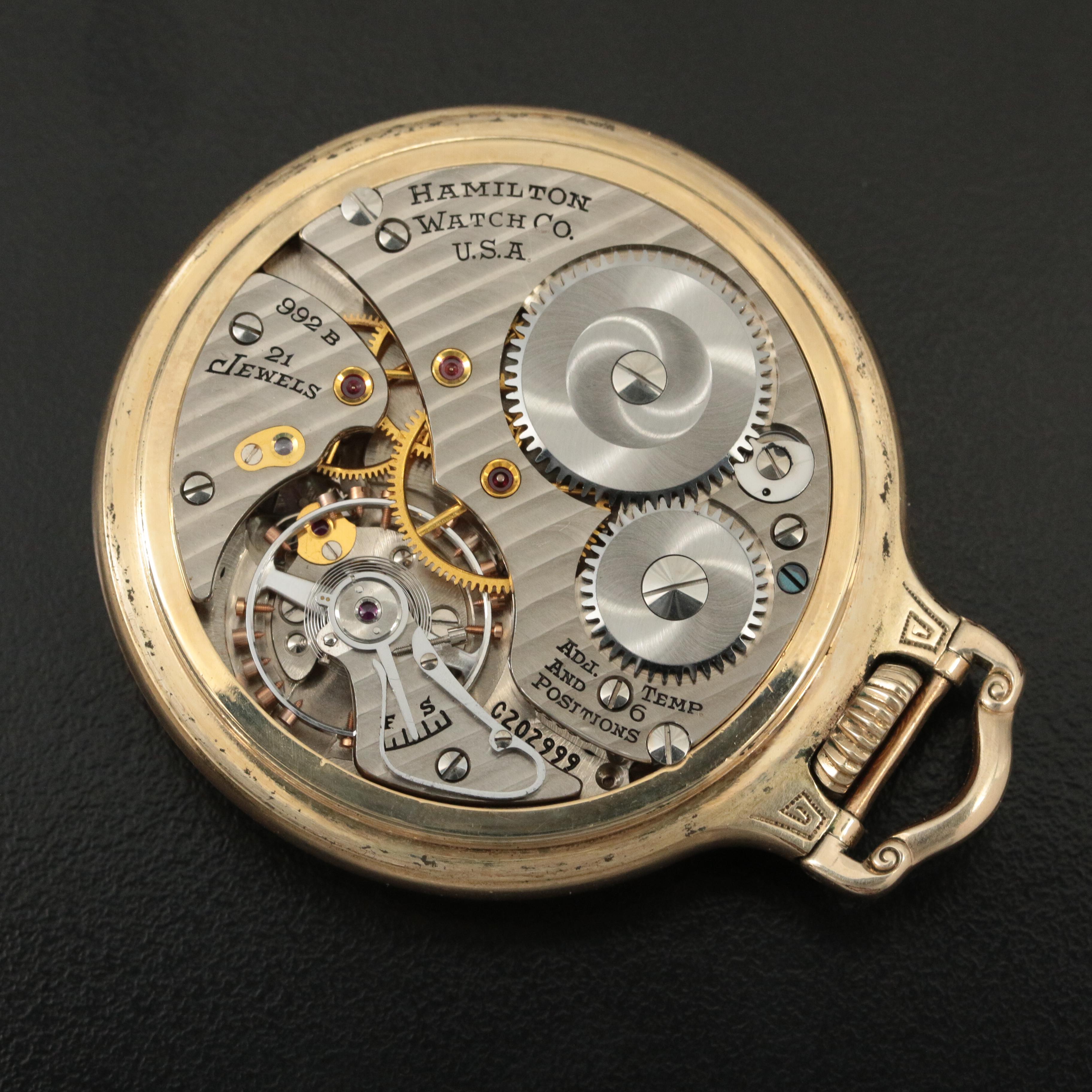 1948 Hamilton Railway Special Pocket Watch