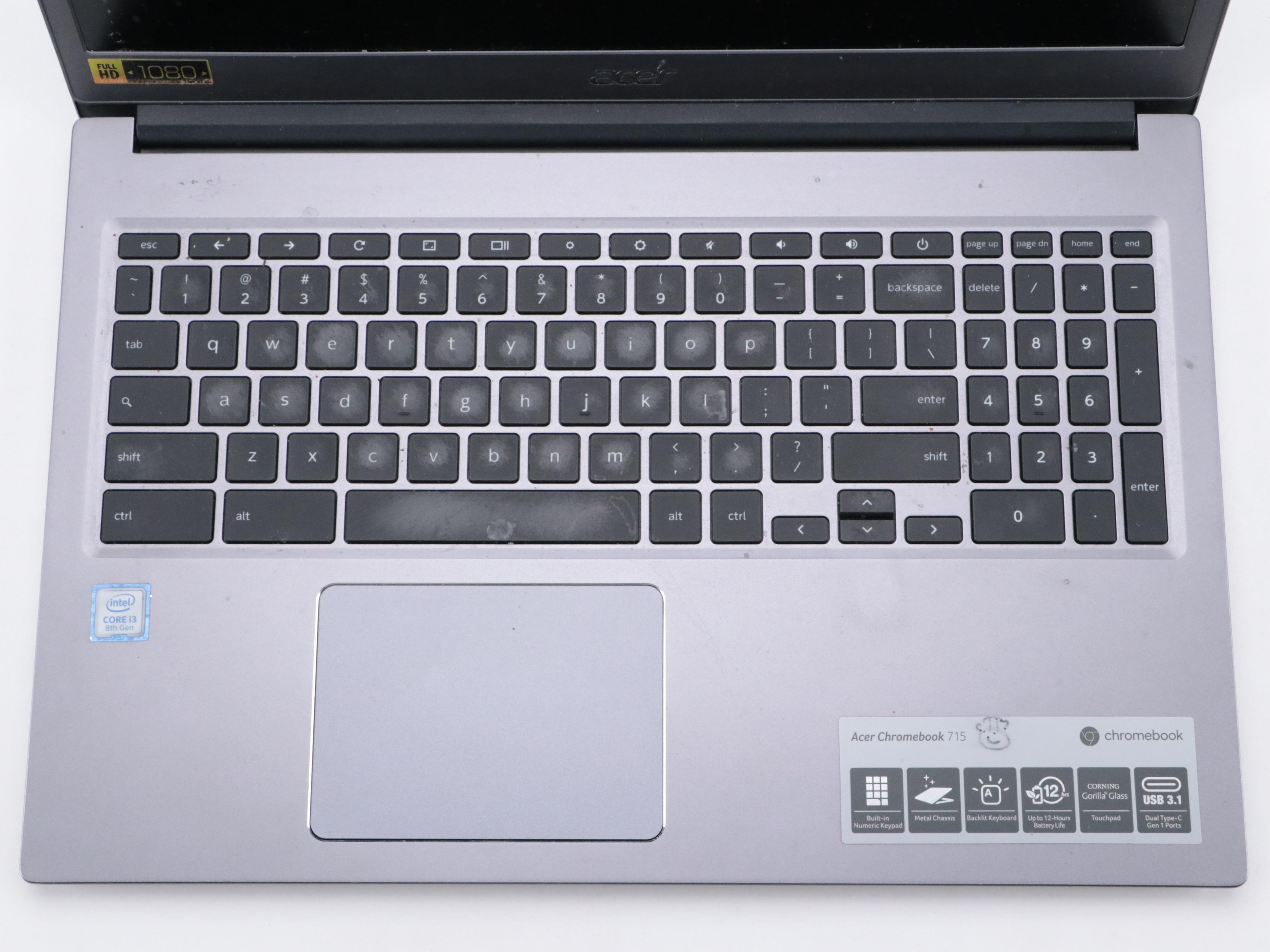 Acer 715 CB715-1W-P826 Steel Grey Chromebook