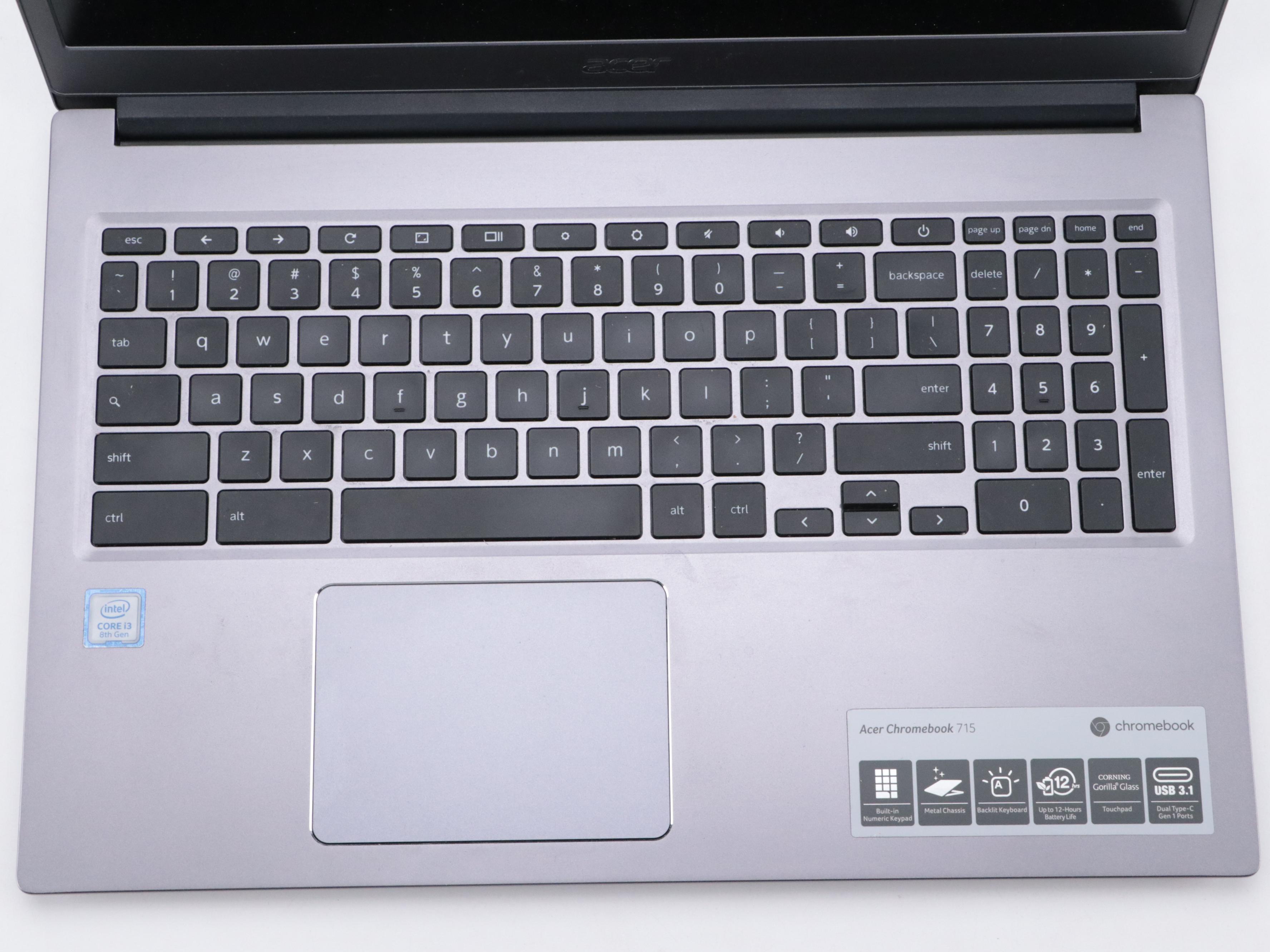 Acer 715 CB715-1W-P826 Steel Grey Chromebook
