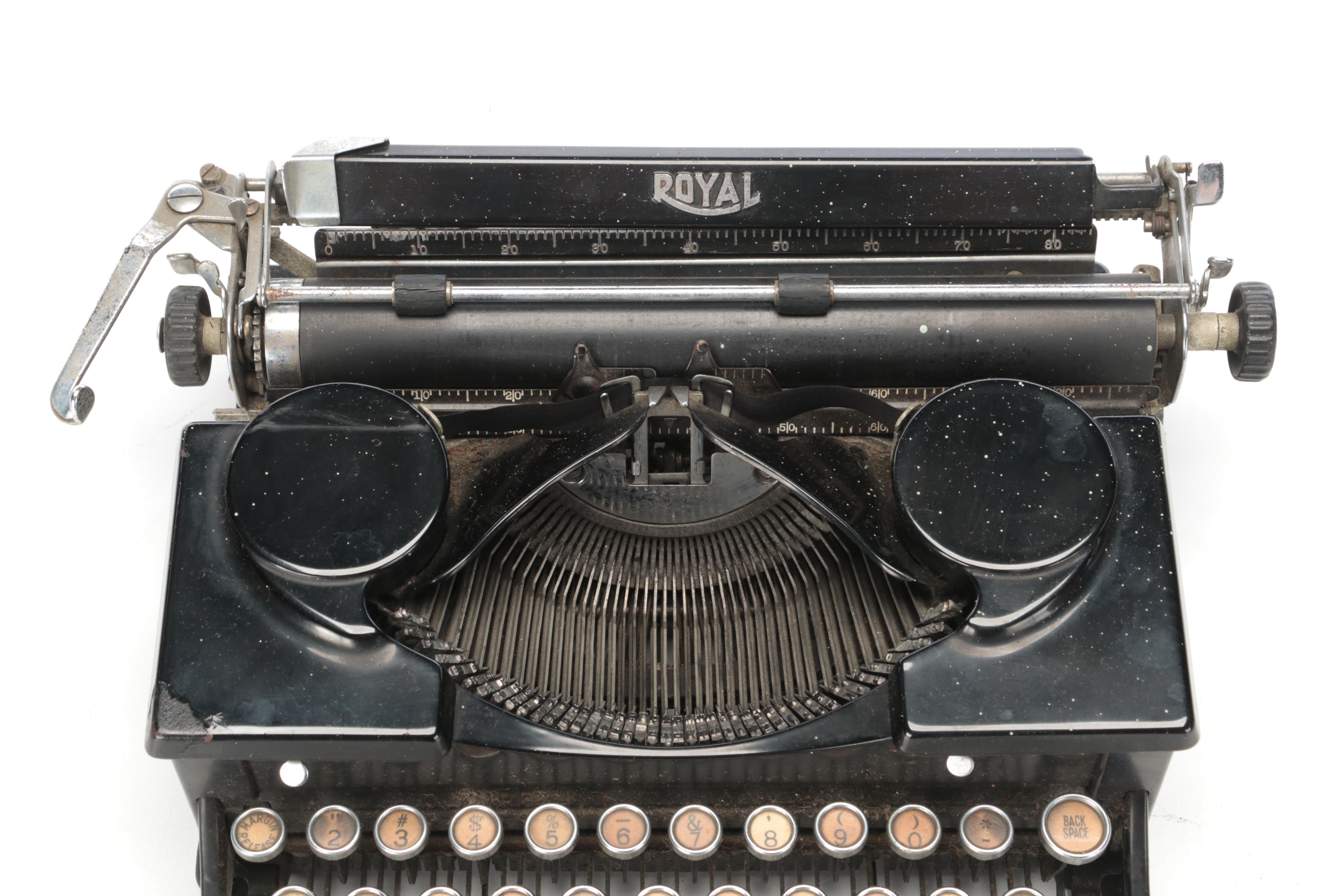 Royal Portable Typewriter with Case, Mid-20th Century