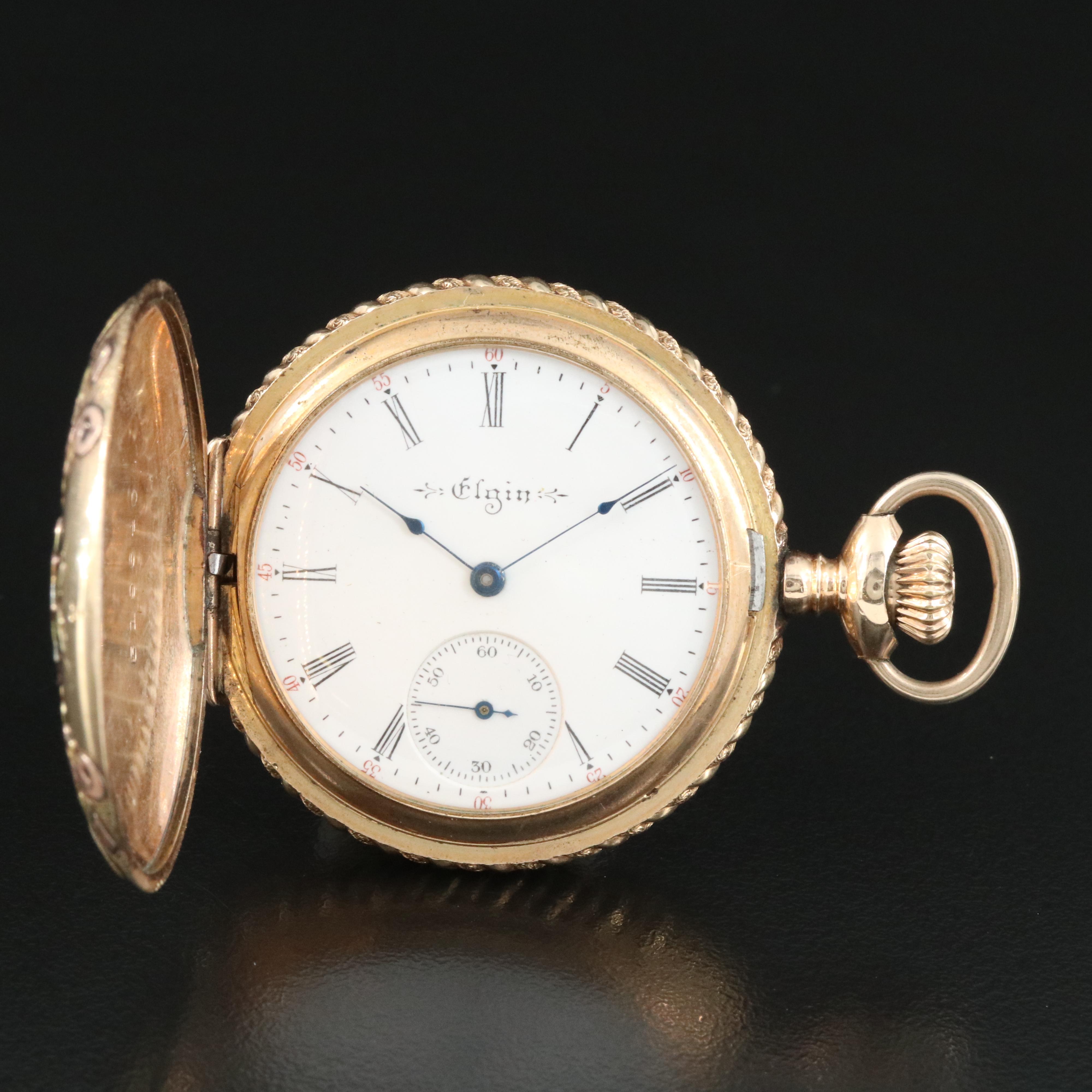 Elgin Hunting Case Pocket Watch