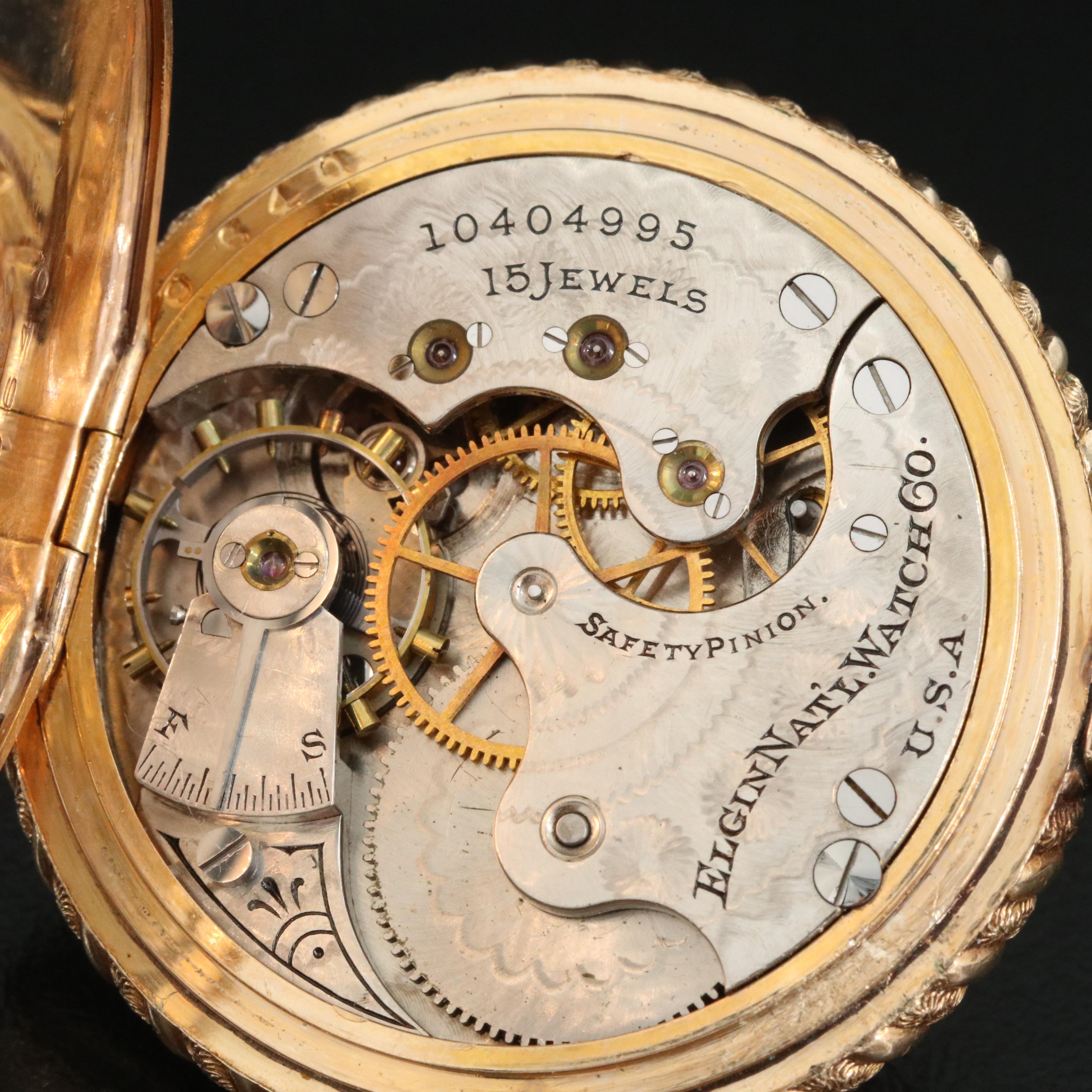 Elgin Hunting Case Pocket Watch