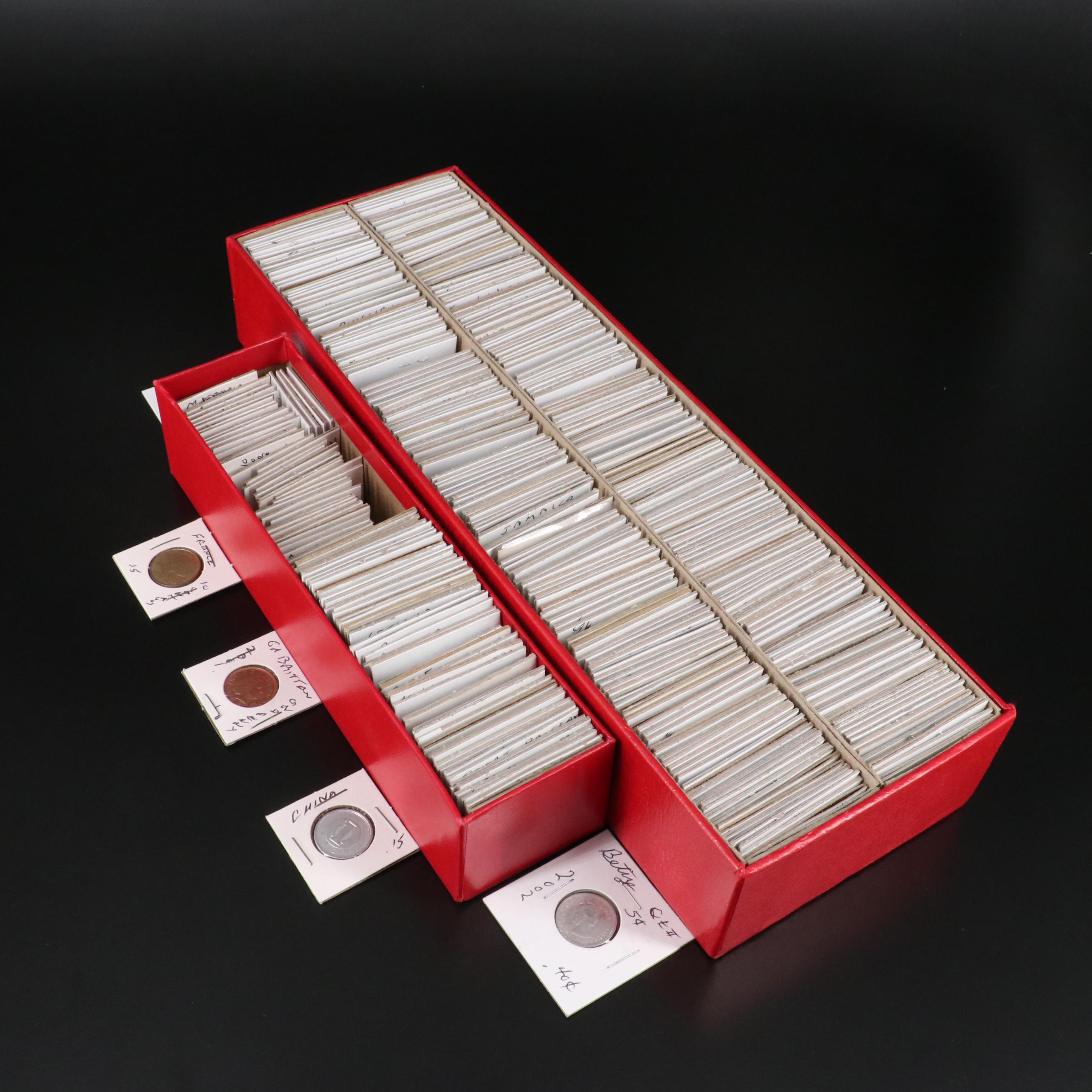 Collection of More Than 400 Modern Foreign Coins