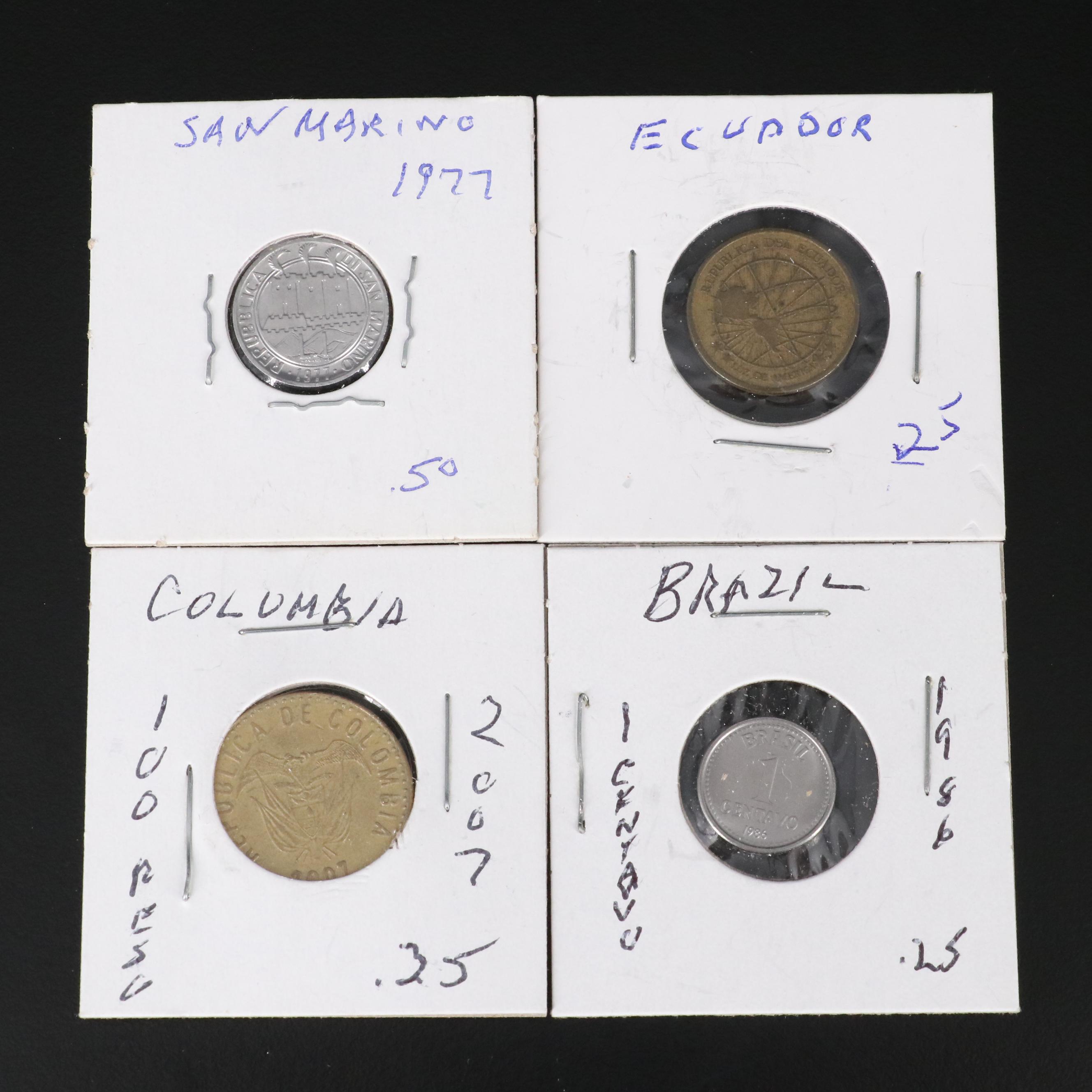 Collection of More Than 400 Modern Foreign Coins