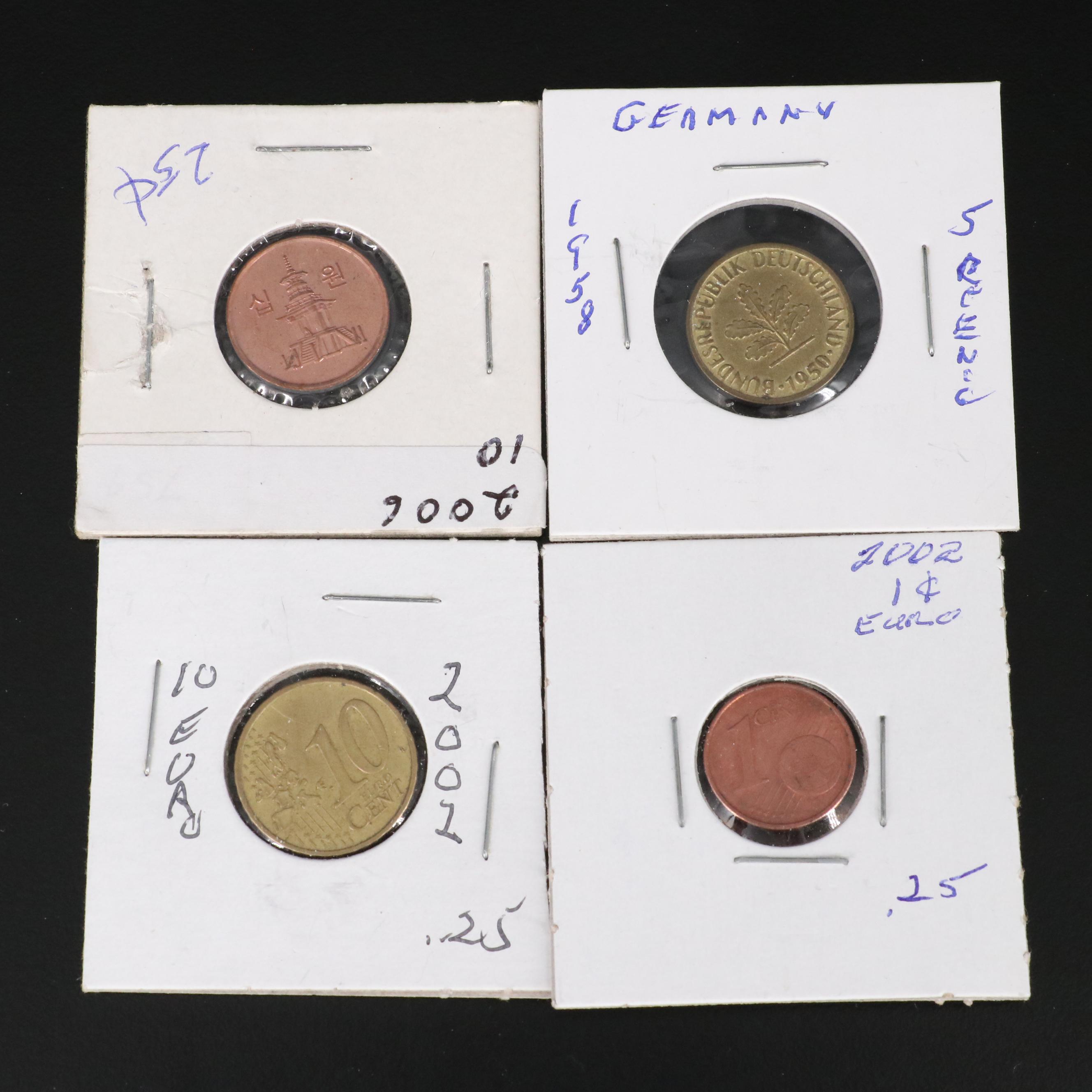 Collection of More Than 400 Modern Foreign Coins